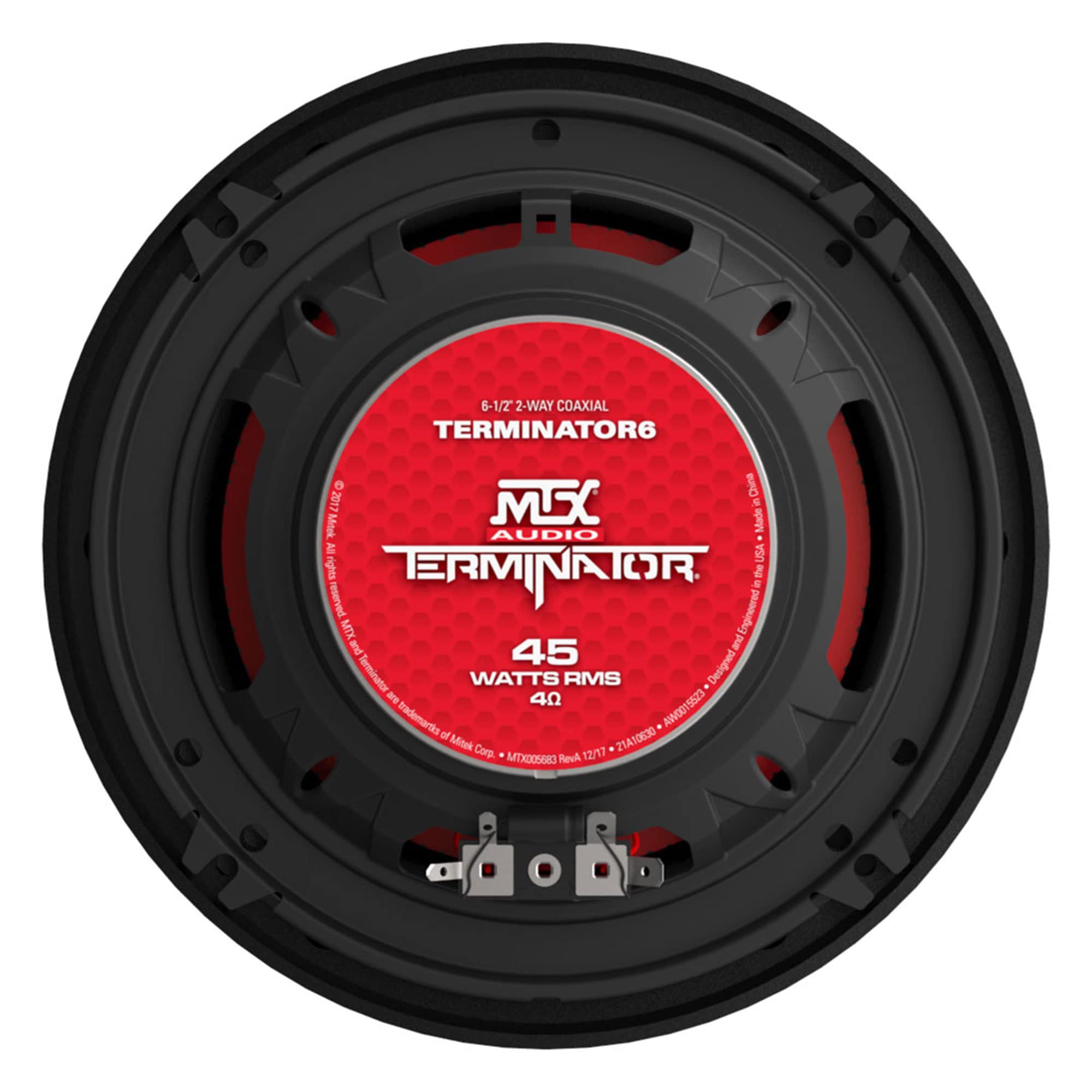 Mtx Terminator6 45 Watt Rms 2 Way Polypropylene Coaxial Car Speakers