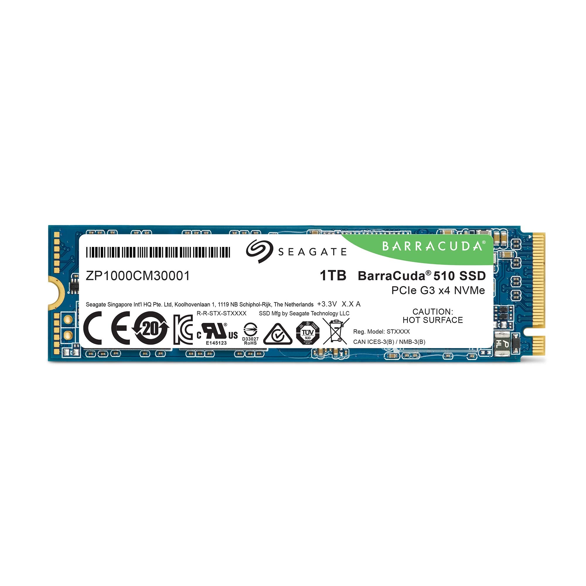 Seagate Barracuda 510 1Tb Ssd Internal Solid State Drive   Pcie Nvme 3D Tlc Nand For Gaming Pc Gaming Laptop Desktop (Zp1000Cm30