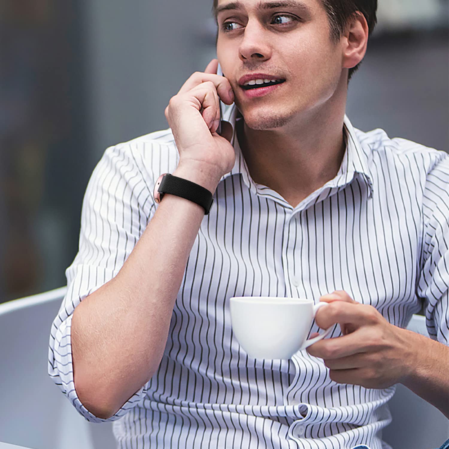 Lerobo Elastic Bands Compatible With Samsung Galaxy Watch 7 6 5 40Mm 44Mm,Galaxy Watch 5 Pro Band 45Mm/Watch 6 4 Classic Band/Ac