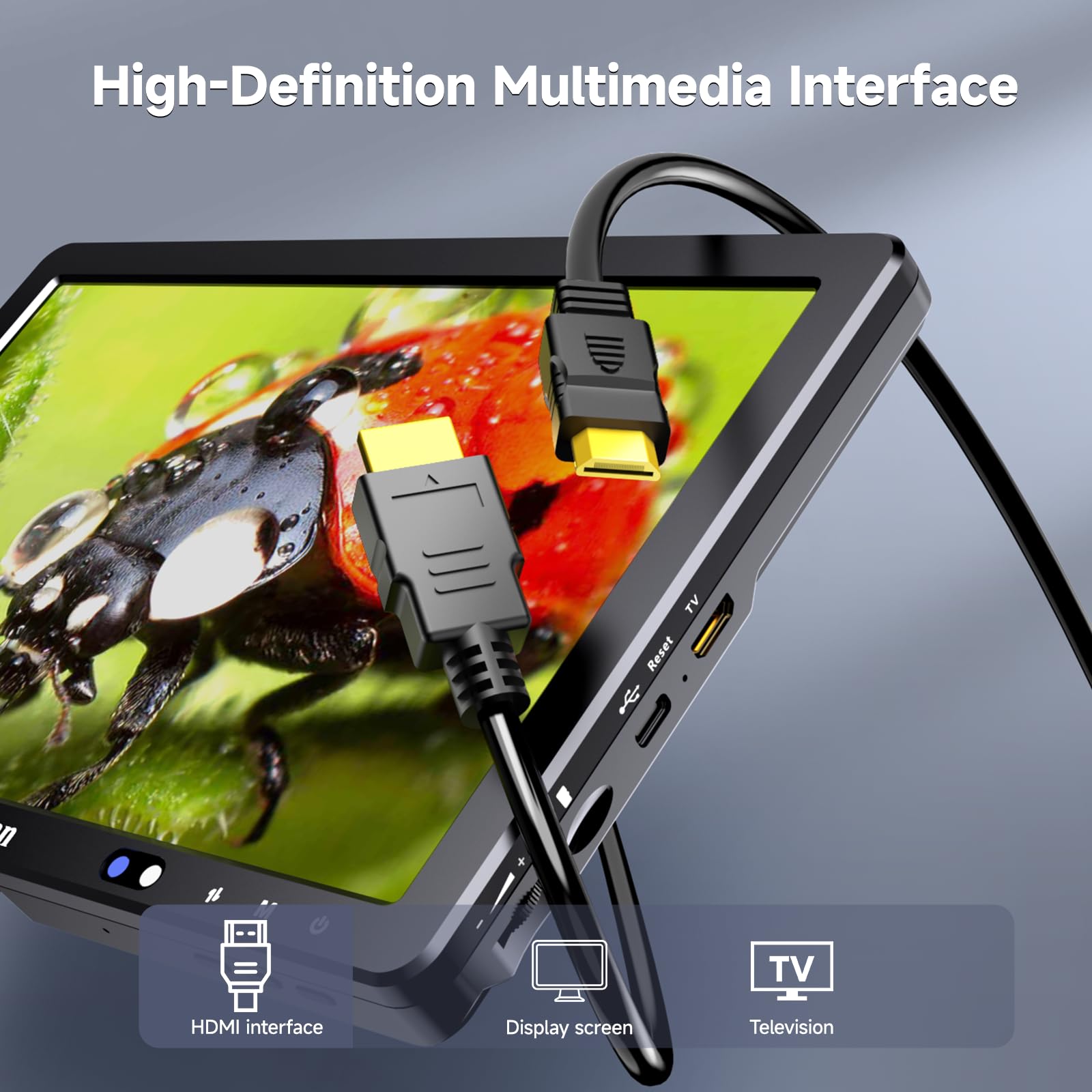 Leipan Dm12 Digital Soldering Microscope 2000X, 10.1'' Coin Microscope With 32Gb Tf Card, Hdmi Microscope With 12 Lights, Adults