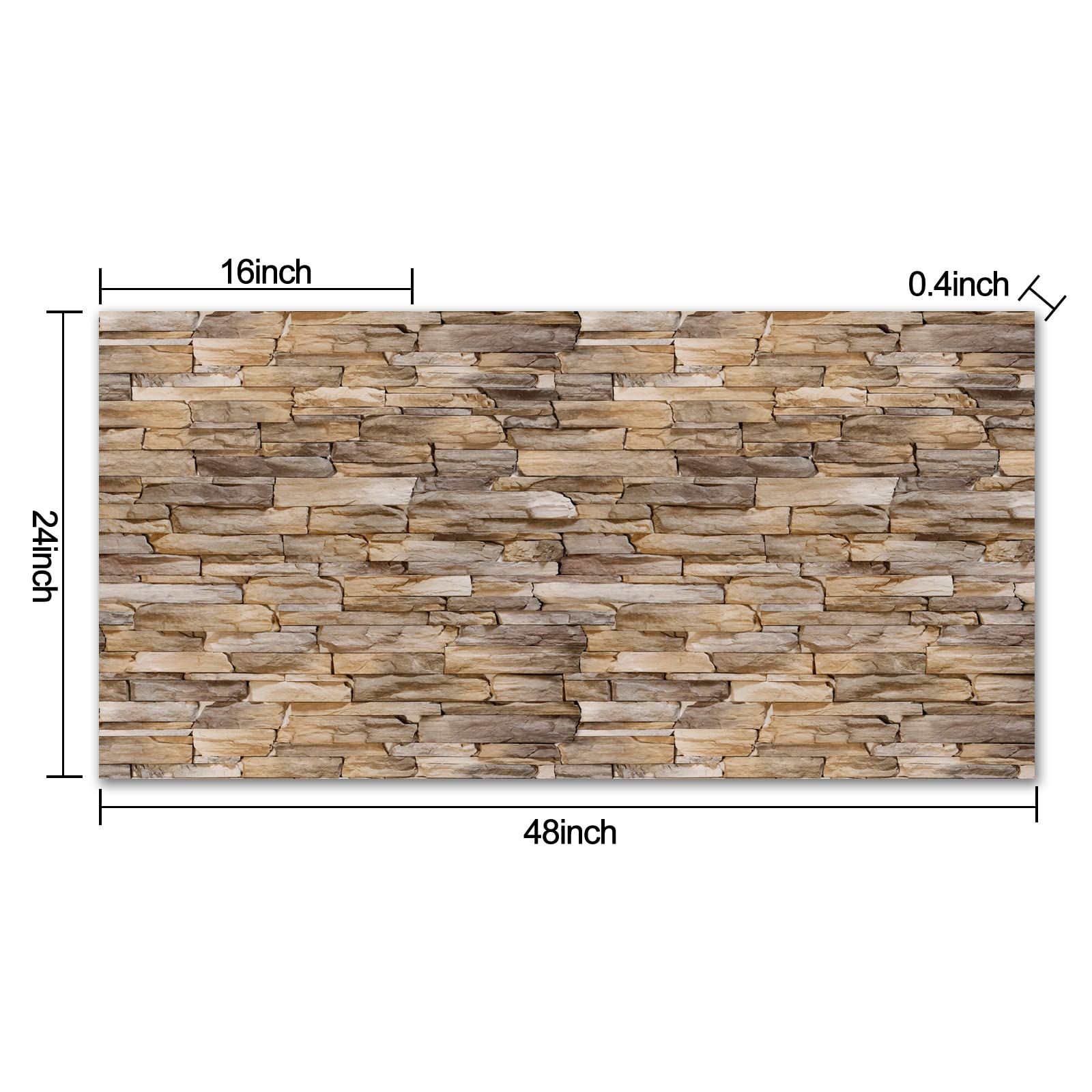 Aioncder Acoustic Wall Art Acoustic Panels, 48X24 Inches Sound Absorbing Wall Art, Self Adhesive Soundproof Wall Panels, Sound A