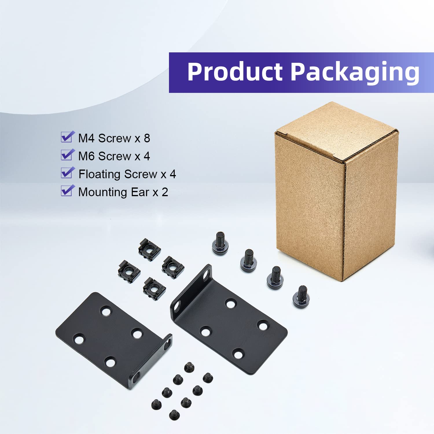 Rack Mount Kit 19'' Large Switch Rack Ears Compatible For Cisco Small Business Series (18 50 Port Models) Rm 300 19