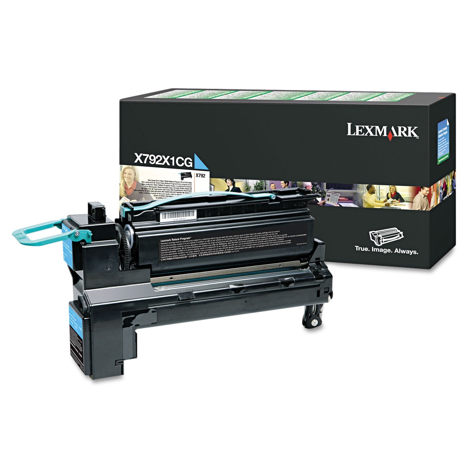 LEXMARK LEXX792X1CG LEXMARK BR X792DE  1XHI RTN PROG CYAN