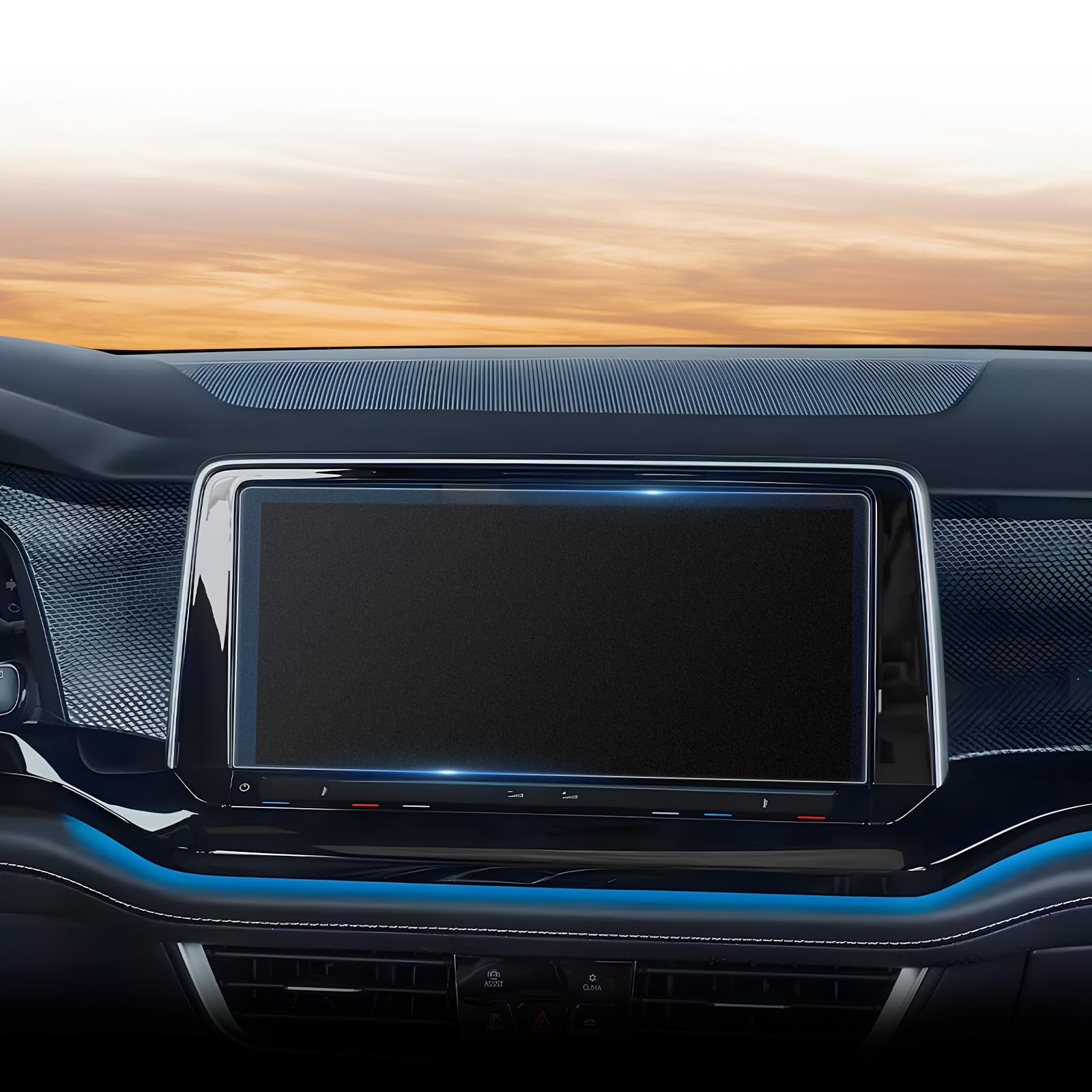 Matte Screen Protector For Volkswagen Atlas 2024 2025 Touchscreen Cover For Atlas Screen Protector For Atlas 2024 2025 Accessories Se/Sel/Sel R Line/Premium 12' Matte Anti Glare Tempered Glass