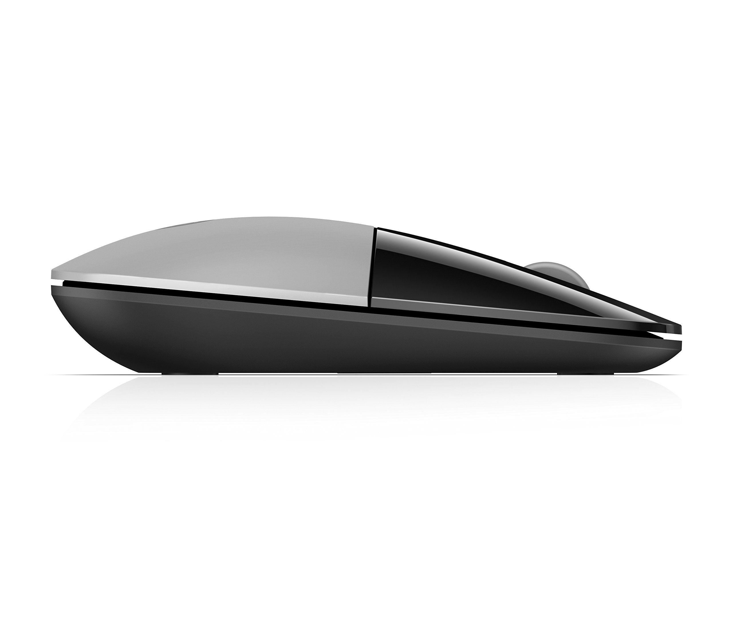 HP Z3700 G2 Wireless Mouse   Natural Silver, Sleek Portable Design fits Comfortably Anywhere, 2.4GHz Wireless Receiver, Blue Optical Sensor, Wins PC, Laptop, Notebook, Mac, Chromebook (66Z09AA#ABL)