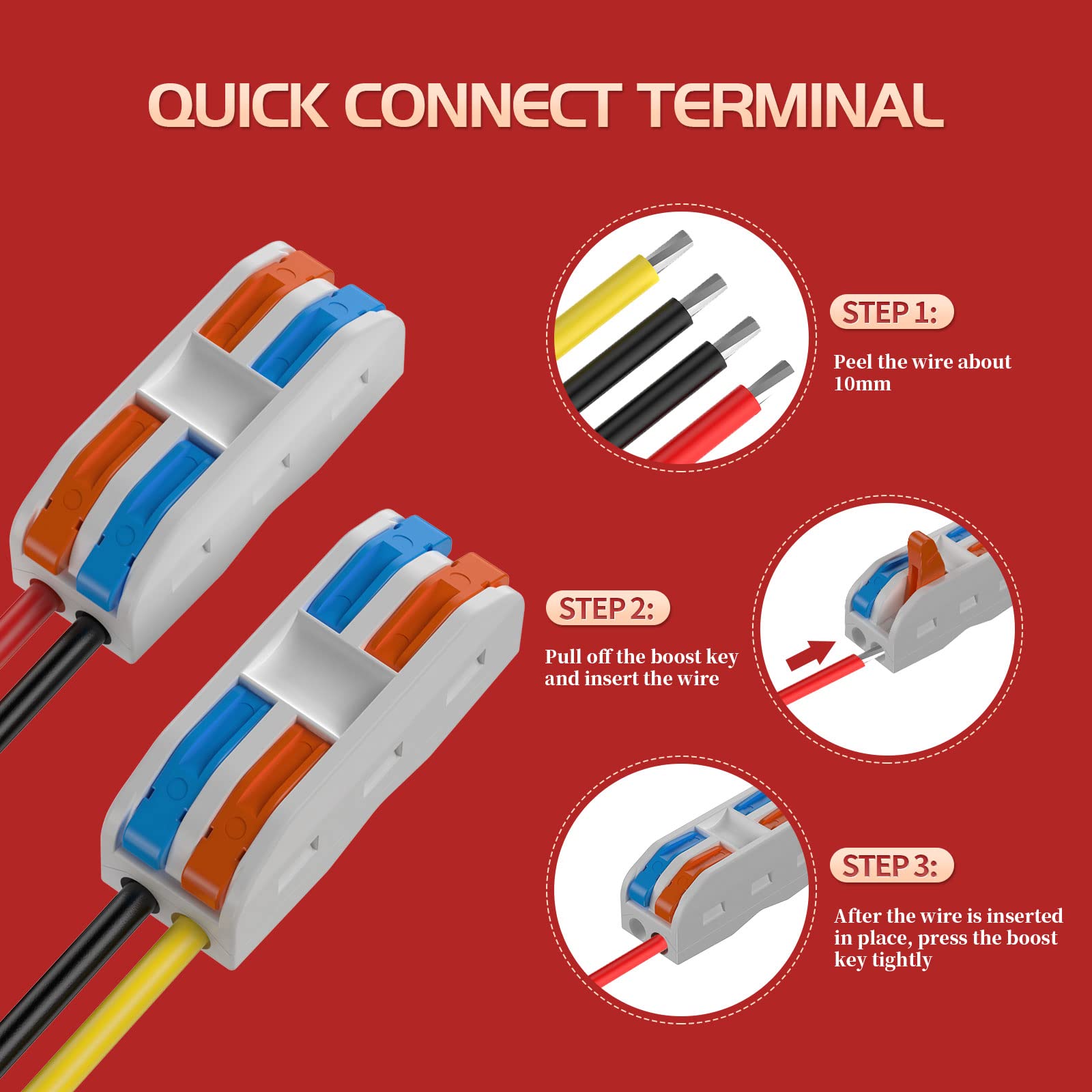 Step Down Converter 24V To 12V Voltage Converter, 24 To 12 Volt 30A 360W With Quick Connector Cable Connector 24V To 12V Voltage