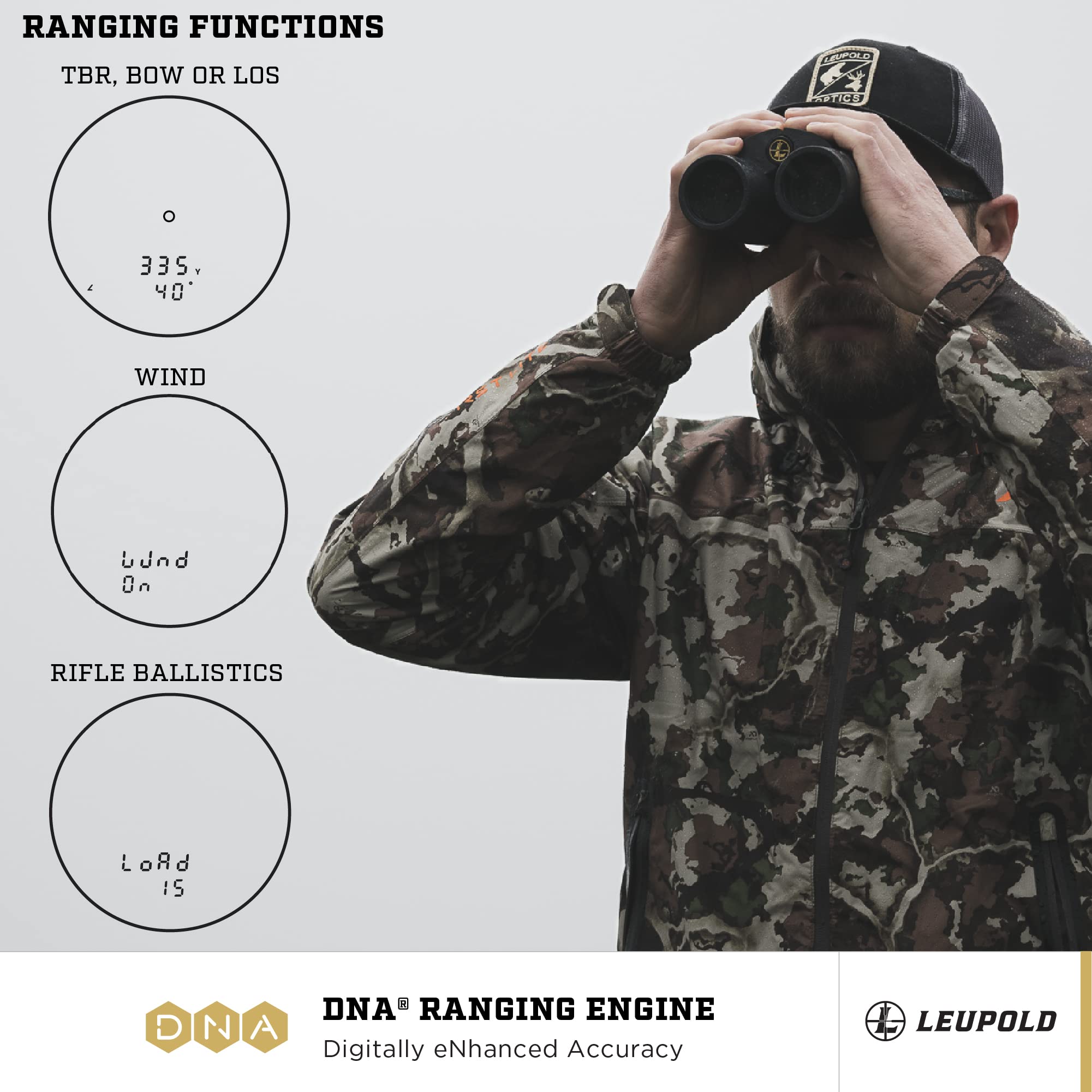 Leupold Bx 4 Range Hd Tbr/W 10X42Mm Range Finding Binocular Shadow Gray (182883)