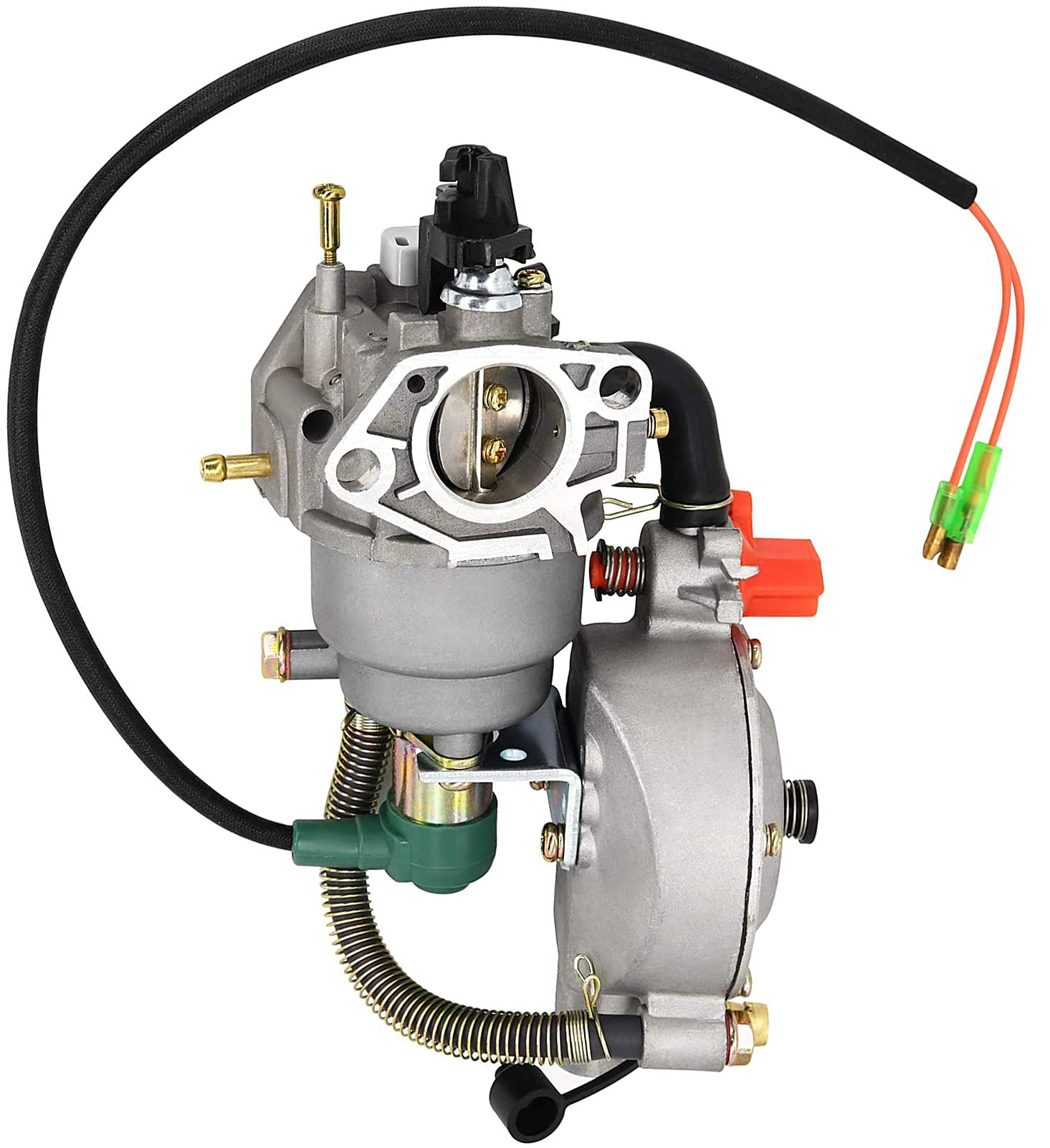 New Manual Choke Dual Fuel Carburetor Lpg Ng Conversion Kit 4.5 5.5Kw Gx390 188F