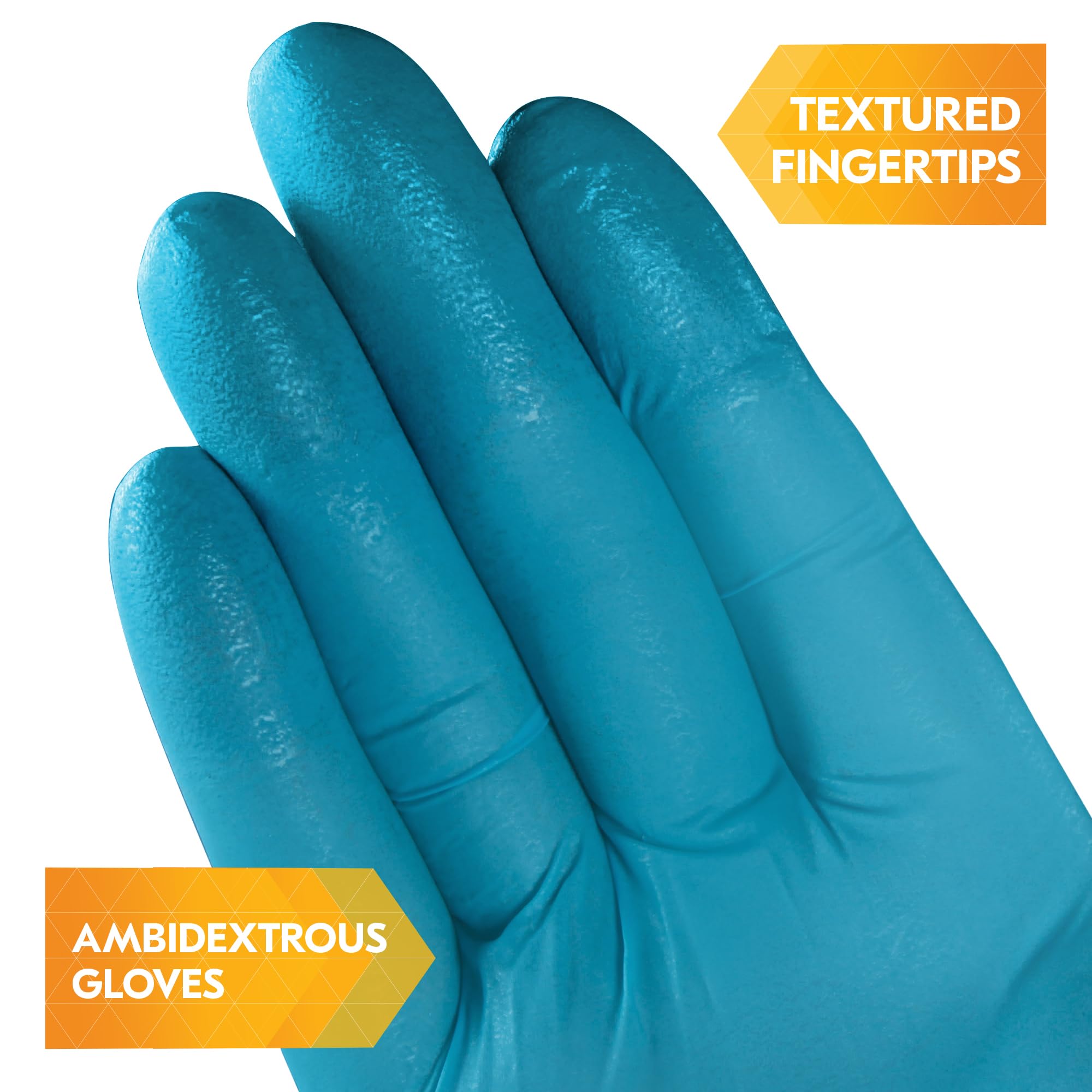 Kleenguard G10 Blue Nitrile Gloves (57372), Medium (Med.), Powder Free, 6 Mil, Ambidextrous, Thin Mil, 100 Count (Pack Of 10)