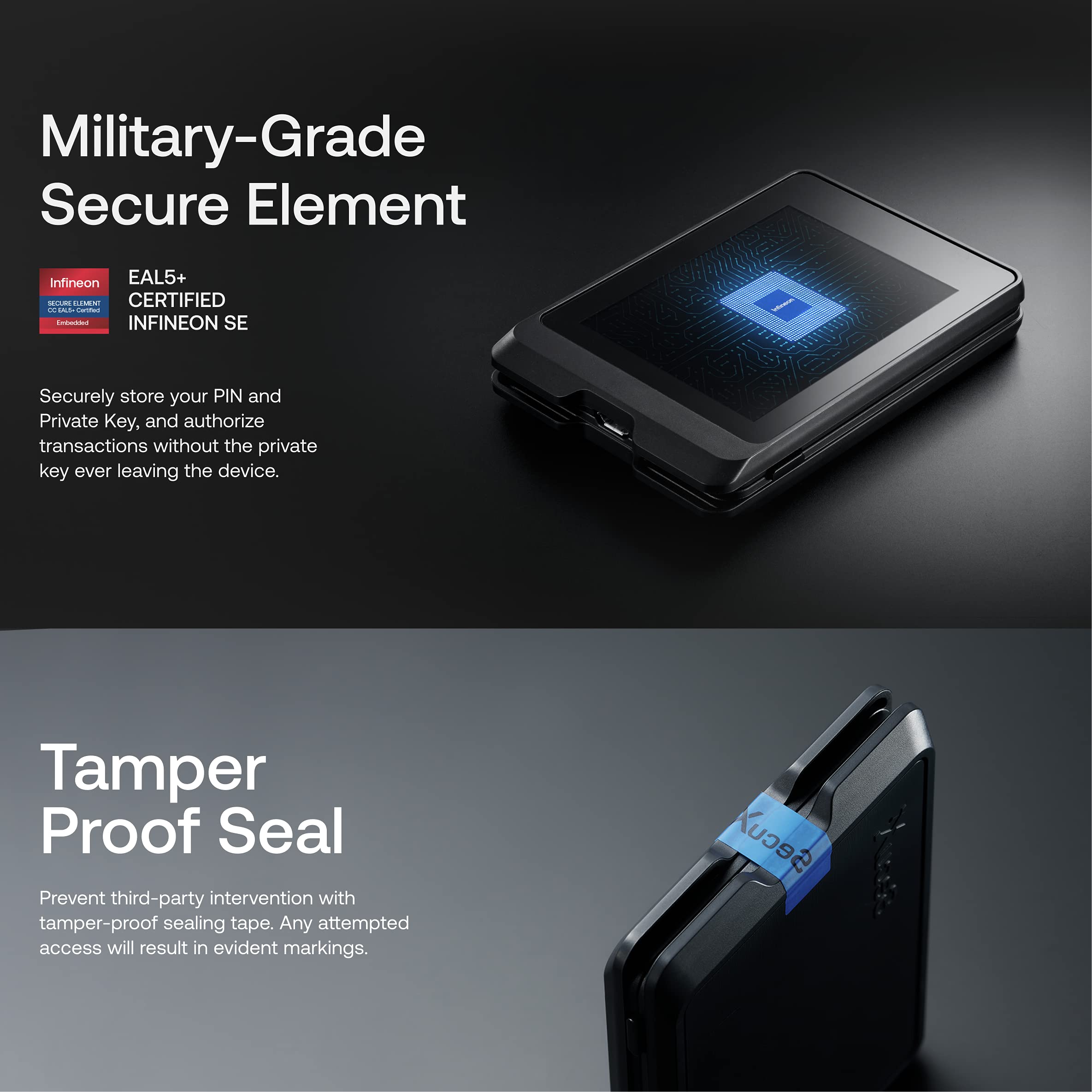 Secux W10 Crypto-Asset Hardware Wallet - The Ideal Solution For Safely Storing Your Bitcoin, Ethereum, Ripple, Litecoin, Bitcoin