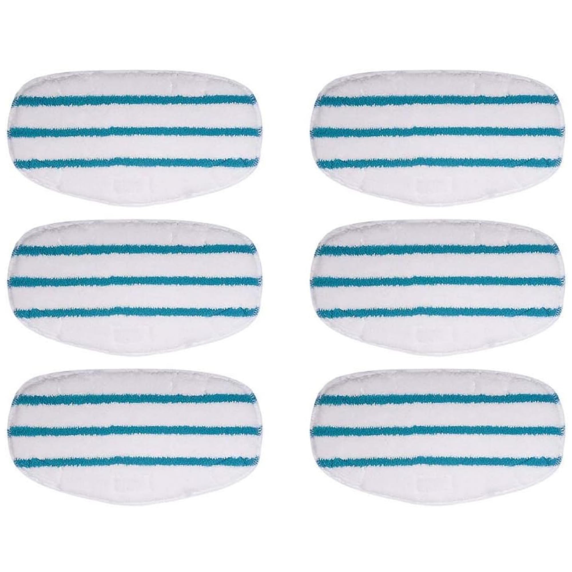Bluestars 6 Pack Microfiber Steam Mop Pads For Pursteam Thermapro 10 In 1 Steam Mop   Washable And Reusable, Compatible With The