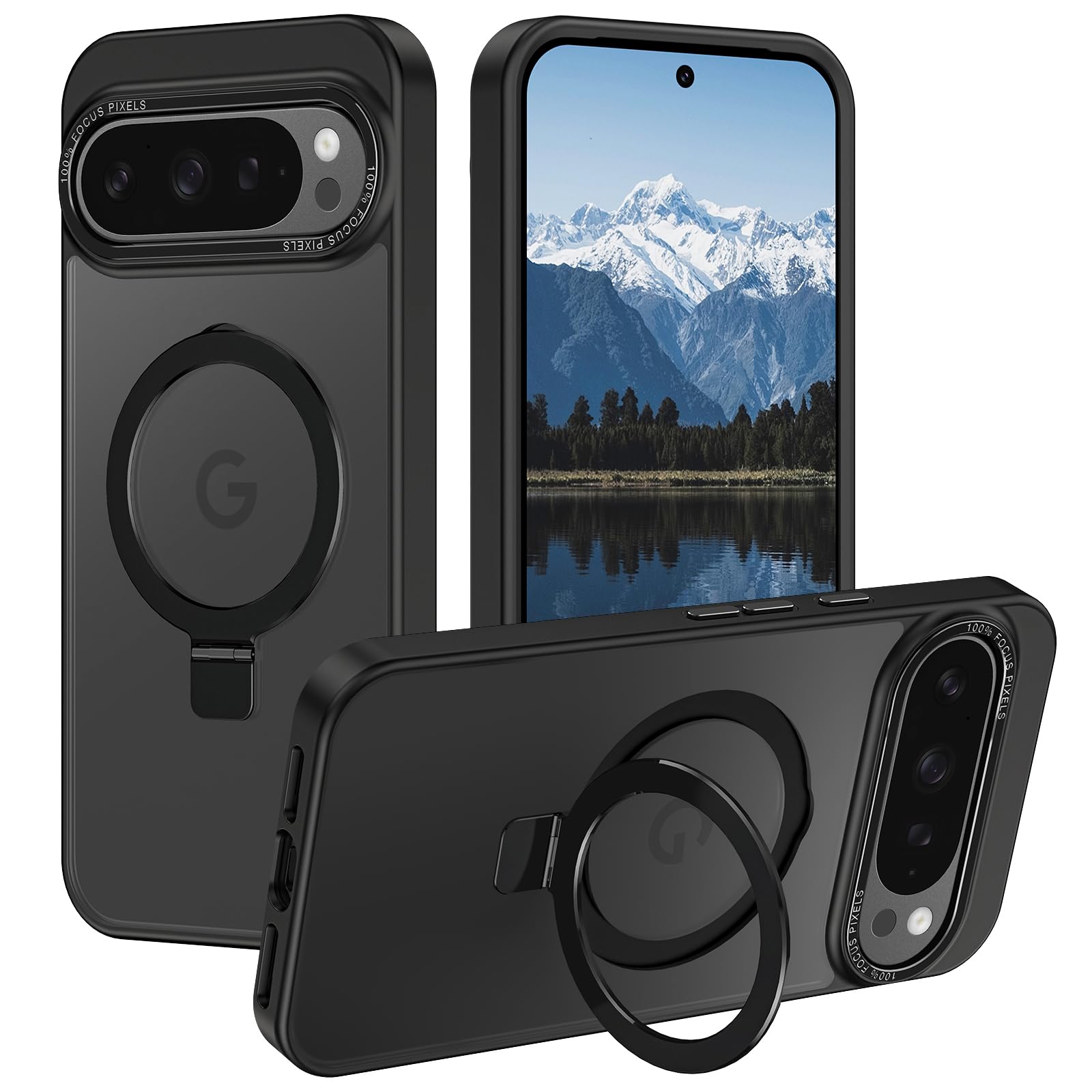 Casehas for Google Pixel 10 Pro XL Case with Magnetic Invisible Stand [Military Drop Protection] [Compatible with MagSafe] Shock