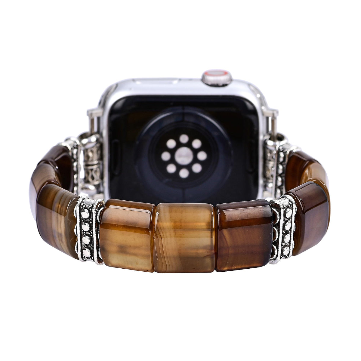 Cape Diablo Smart Watch Band For Women - Handmade Gemstone Strap - Compatible With 38Mm-45Mm Apple Faces (Ethereal Dune, Small -