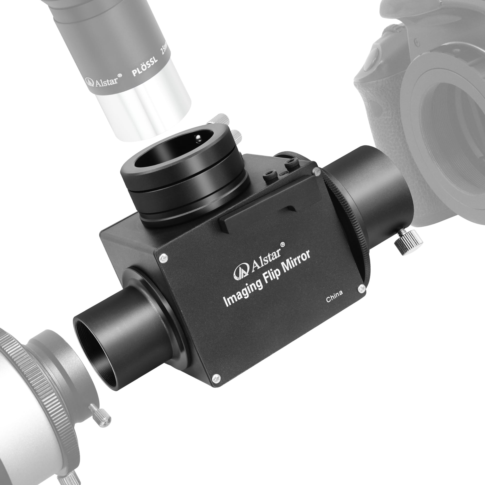 Alstar 1.25 Astrophotography Flip Mirror with Eyepiece Adapter - The flip Mirror for Precise Focusing