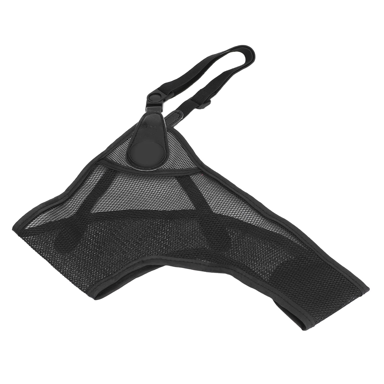Archery Chest Protector Adjustable Black 3D Composite Mesh Heavy Duty Pu Leather Archery Chest Protector Ergonomic For Competiti
