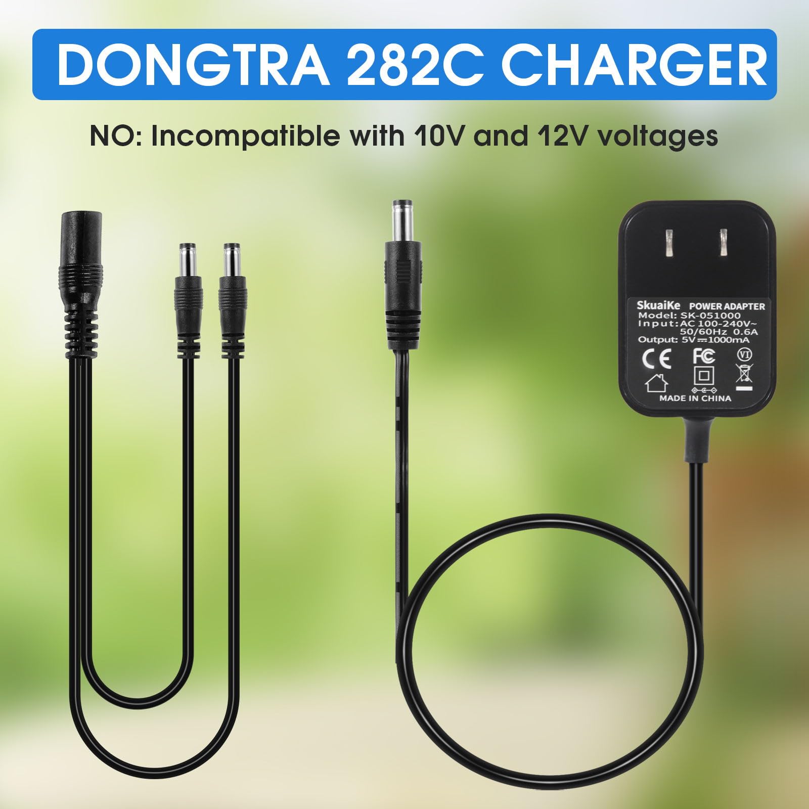 For Dogtra Charger Dogtra Dog Charger Is Compatible With Ys300, Ys600, Ef-3000, 280C, 282C, 200C, And 202C. Dogtra Charger With