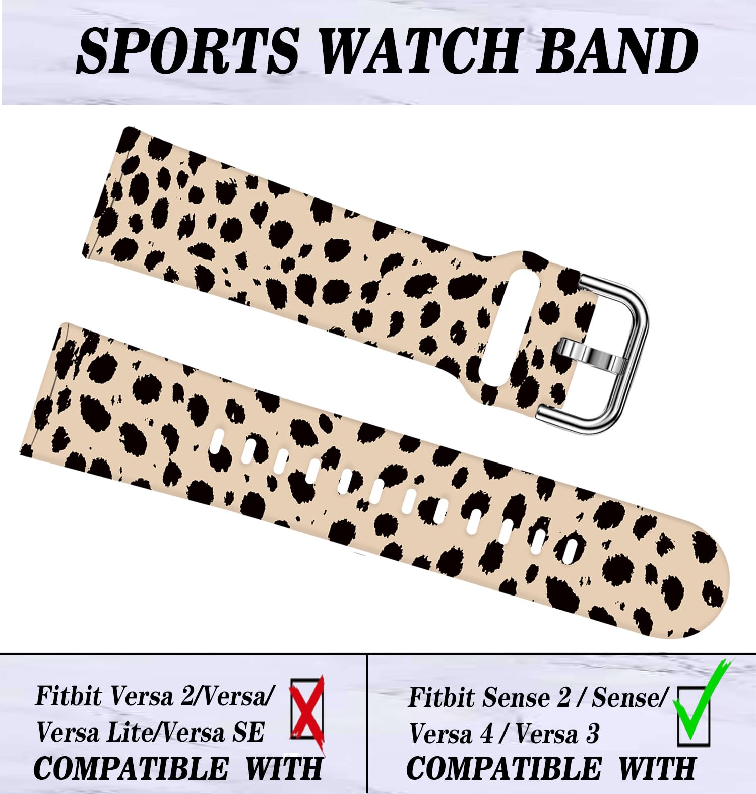 Lnzlking Sport Band Compatible With Versa 4/Versa 3/Sense 2/Sense For Women Men,Elastic Replacement Wristbands Strap For Versa 4