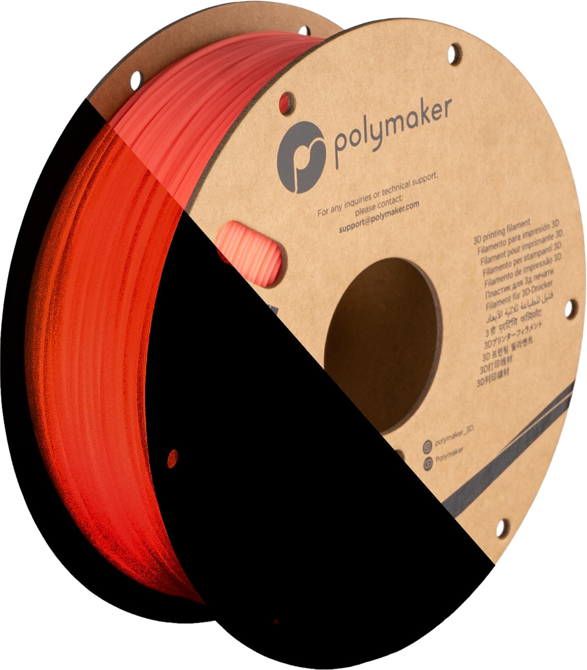 Pink Filliment Polymaker Luminous PLA Filament 1.75mm, Luminous Pink PLA 3D Printer F ...