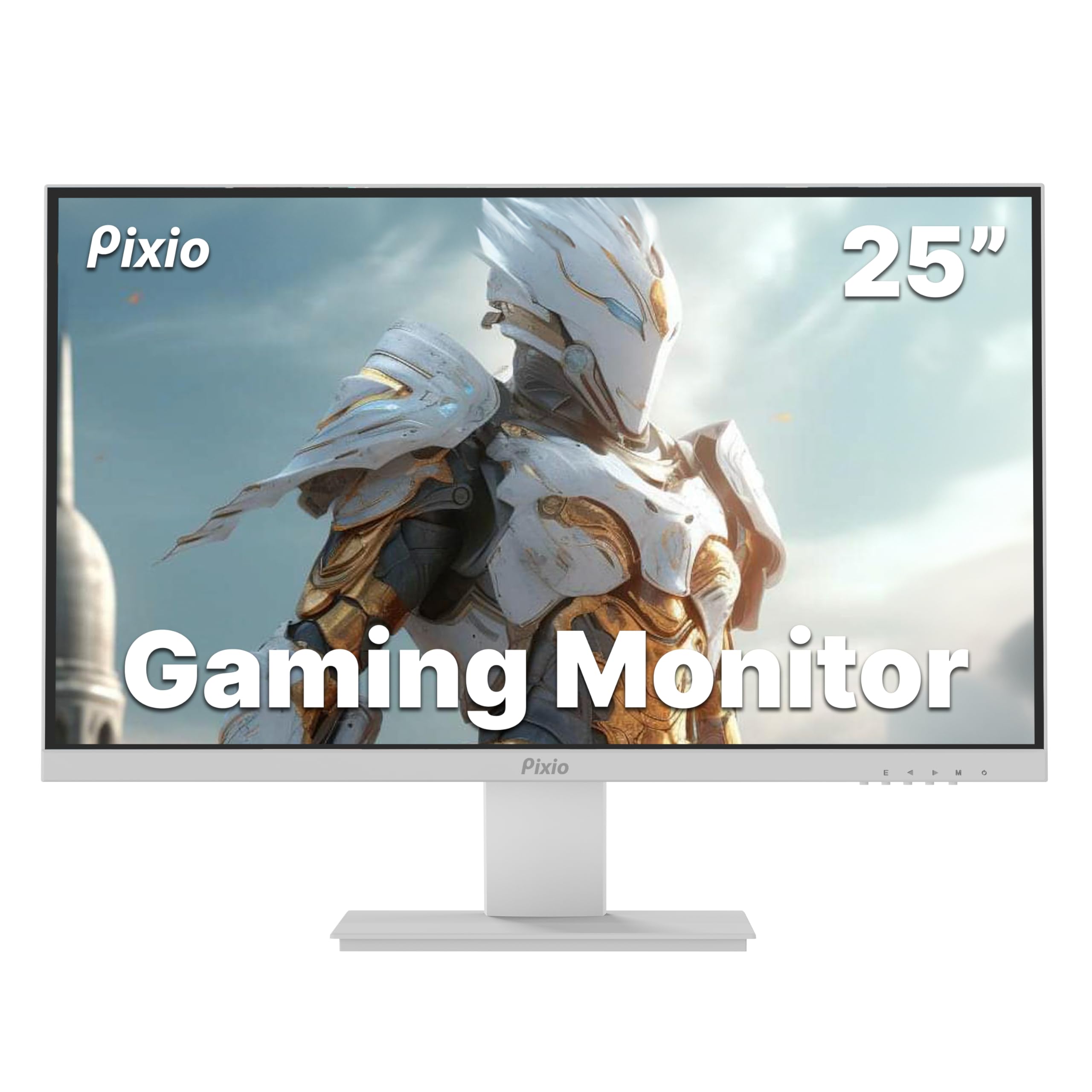 Pixio Px259 Prime White 25'' 280Hz (144Hz Supported) Fhd 1080P 1Ms Gtg Fast Ips Esports White Gaming Monitor With Adaptive Sync