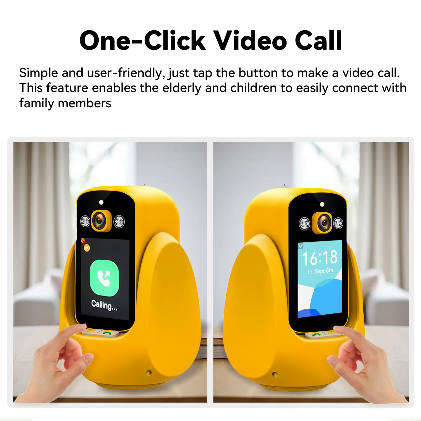 Acemo Indoor Security Camera,Two Way Video Camera, Wifi Baby/Elder/Puppy/Dog/Pet Camera, 1080P Nanny Security Camera For Home, V