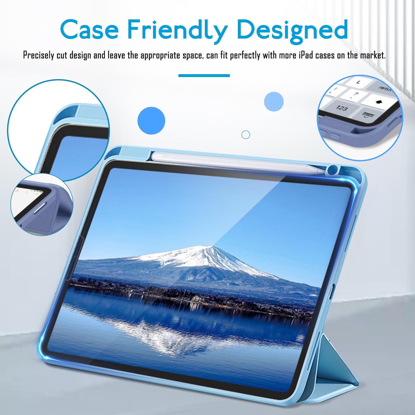 Mobdik Tempered Glass Screen Protector Compatible With Ipad Pro 11 Inch (2022&2021&2020&2018) & Ipad Air 5Th / 4Th Generation (2