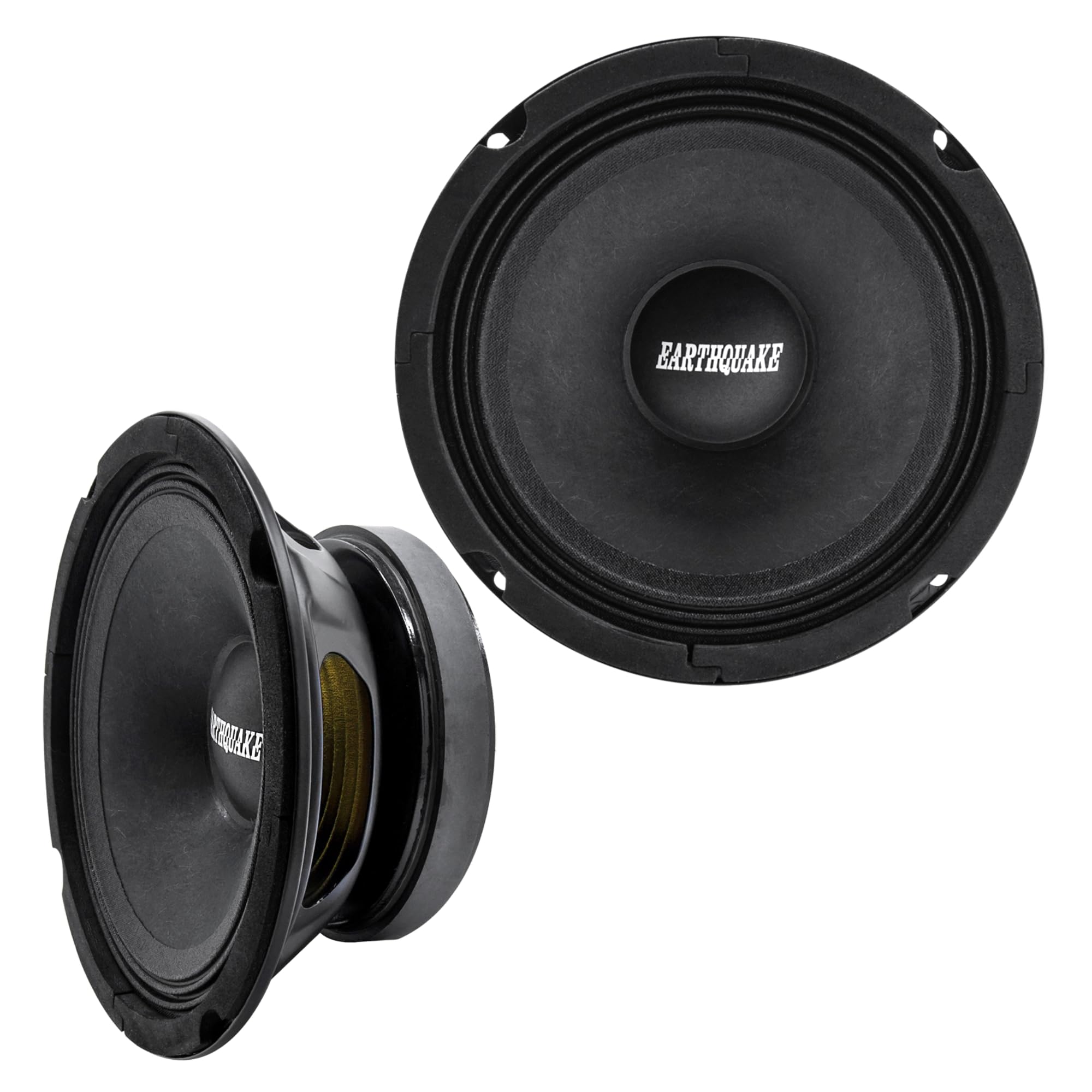 Earthquake Sound PR-EQ68 6.5-inch 8-Ohm Cloth Surround Speakers - Open Basket, 200 Watts Max (Pair)