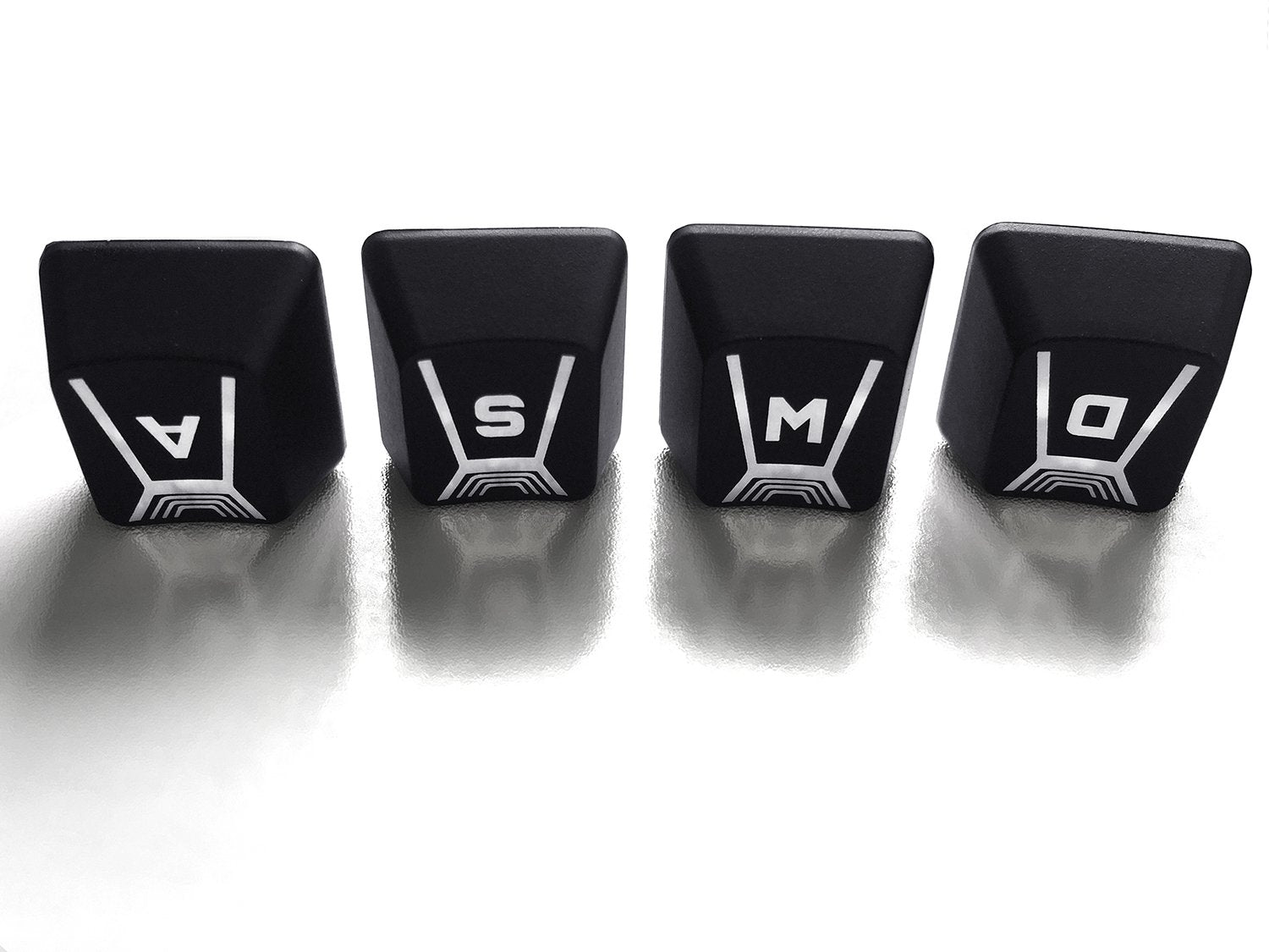 Huyun W A S D Replacement Key Caps Replacement For Logitech G910 Keyboard Romer G Switch