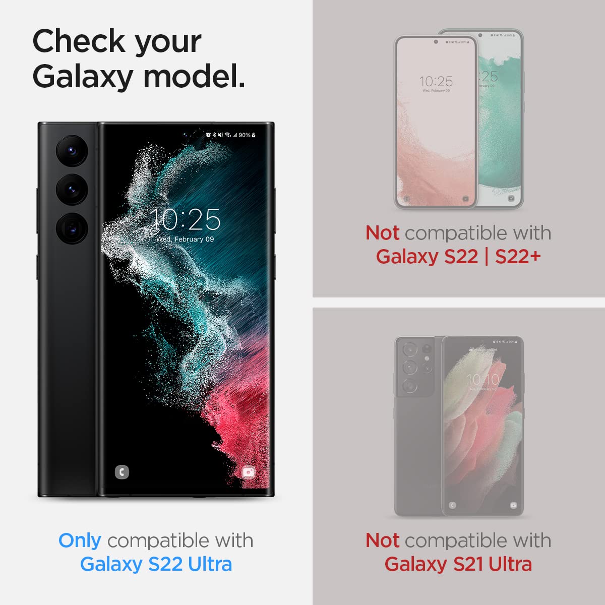 Spigen Neoflex Screen Protector Designed For Galaxy S22 Ultra (2022) [2 Pack]   Case Friendly