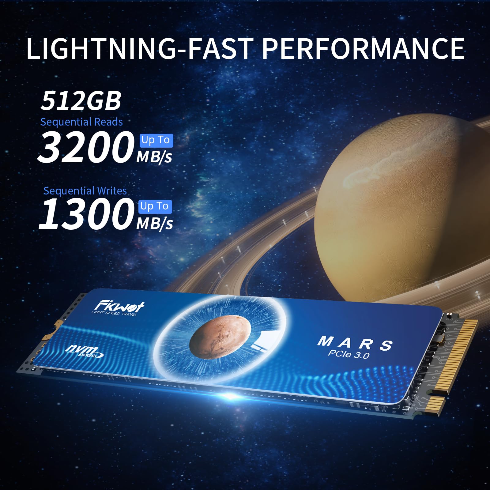 Fikwot Fx550 Nvme Ssd 512Gb M.2 Ssd Pcie 3.0  4, Read Up To 3,200 Mb/S, M2 2280 Internal Soild State Drive, Compatible With Desk