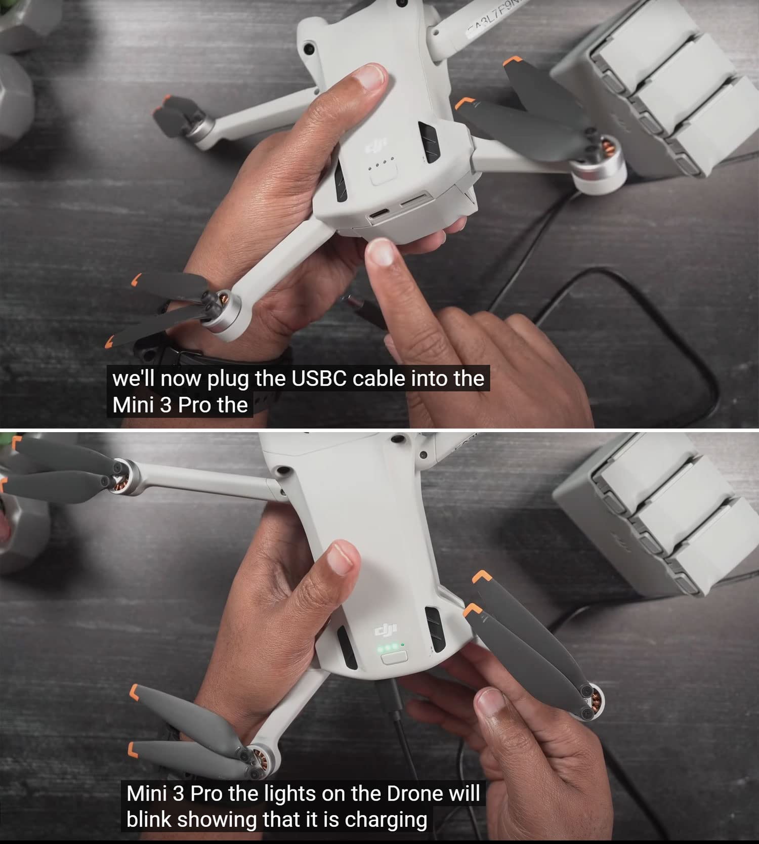 30W Drone Power Adapter Charger Cable For Dji Mini 4 Pro, Mini 3 Pro, Mini 3, Two Way Charging Hub, Mini Se, Mini 2, Avata 2, Rc