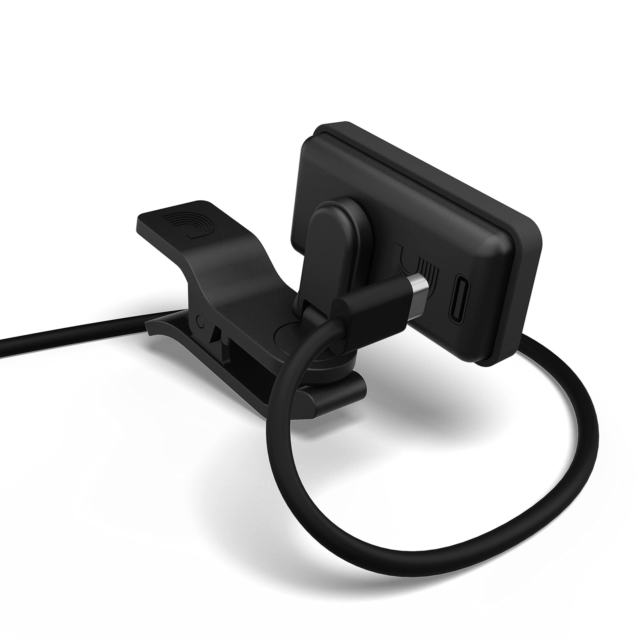 Daddario Accessories Rechargeble Guitar Tuner - Eclipse Headstock Tuner - Clip On Tuner For Guitar - Great For Acoustic Guitars