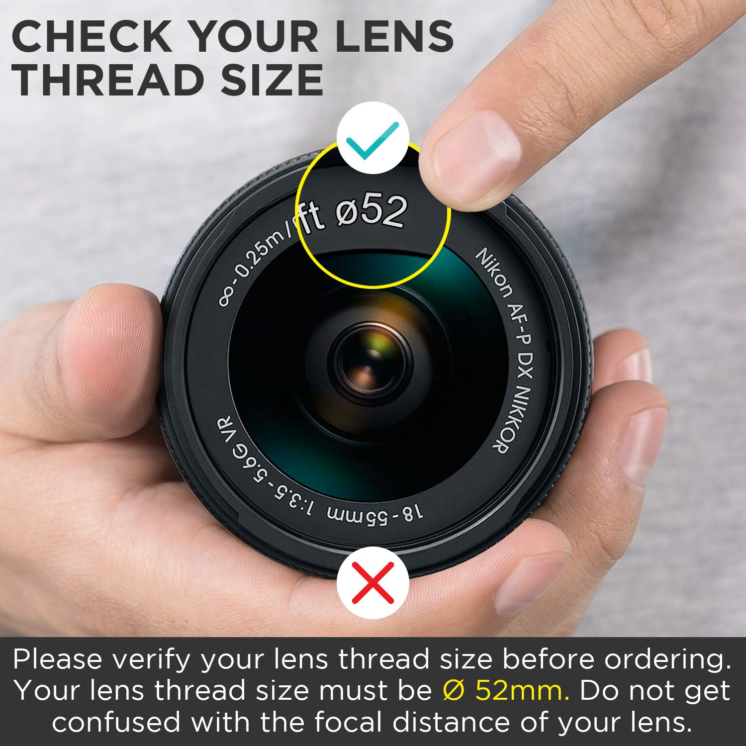 Altura Photo 52Mm 0.43X Professional Hd Wide Angle Lens (W/Macro Portion) For Nikon D7100 D7000 D5500 D5300 D5200 D5100 D3300 D3