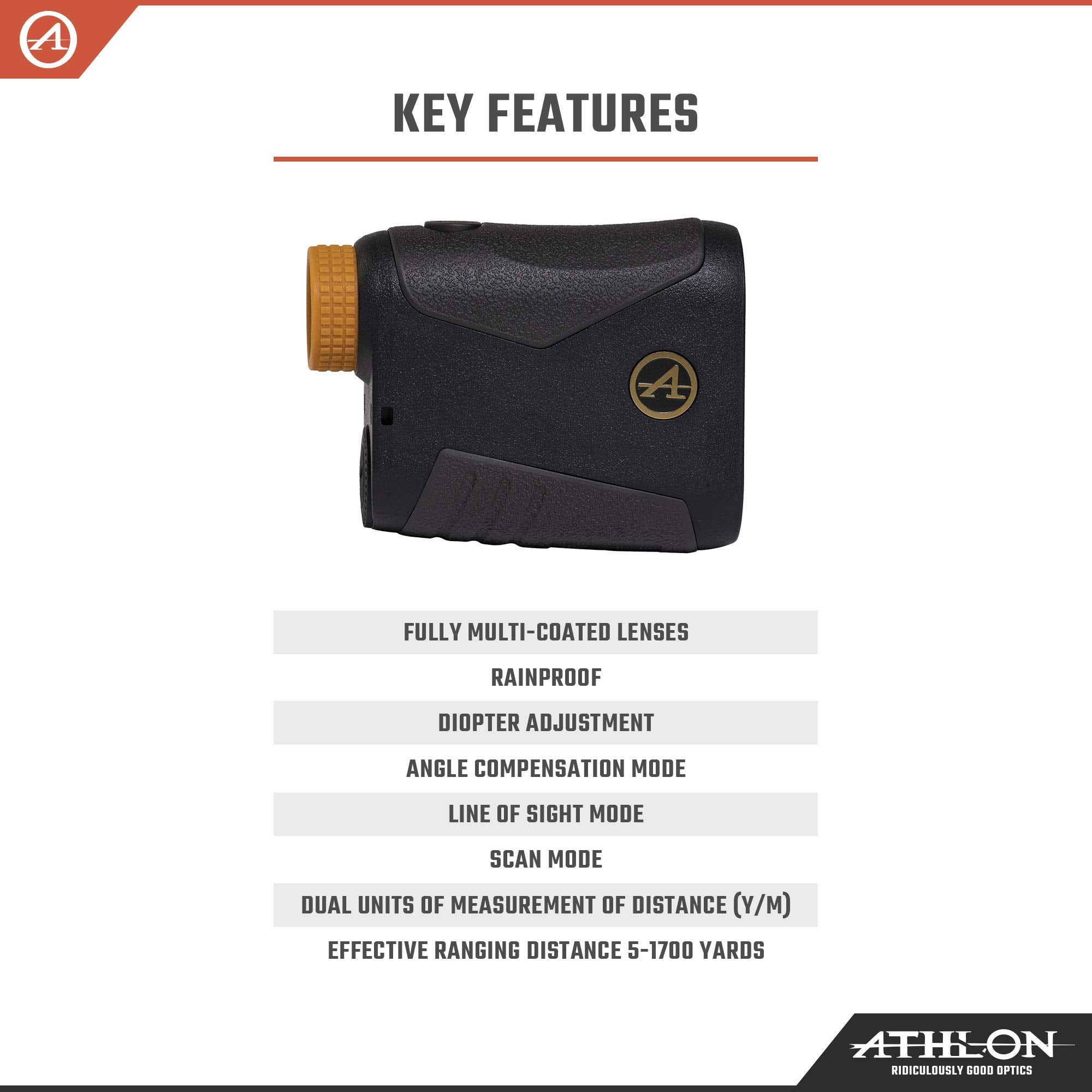Athlon Optics Midas 1 Mile Laser Rangefinder