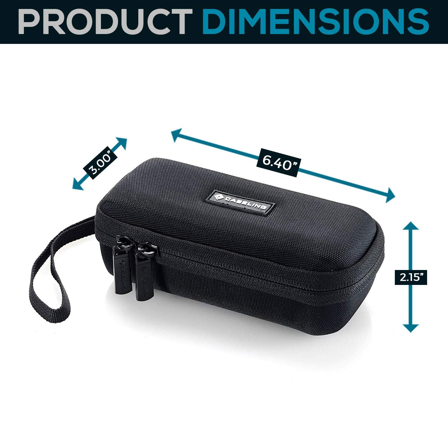 Hard Case Fits Tascam Dr 05X / Dr 05 (Version 2/1) Portable Digital Recorder.   Includes Mesh Pocket For Accessories. By Caselin