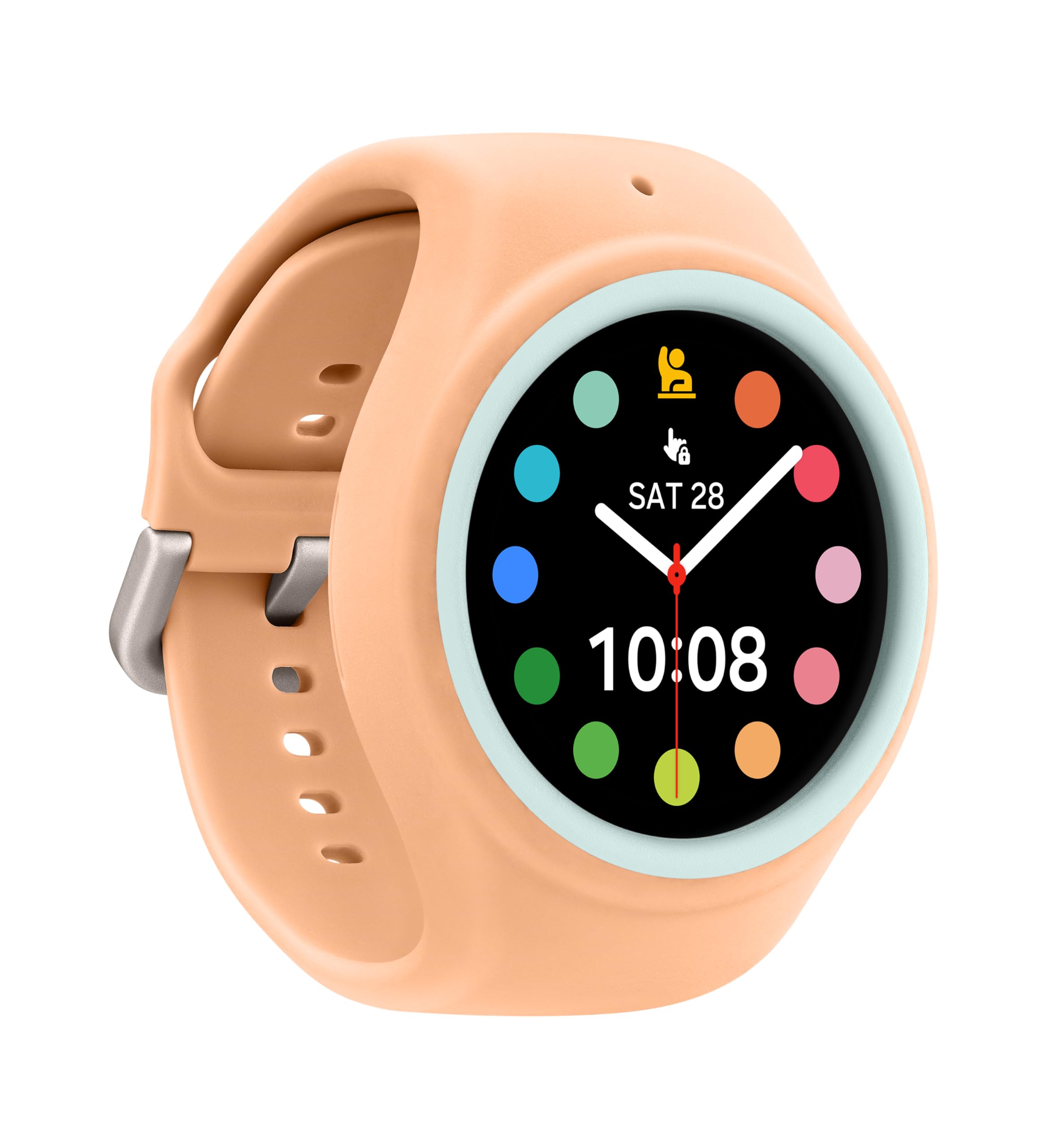 Samsung Galaxy Watch Kids Band For Galaxy Watch 4/5/6/7/Fe, Smartwatch Replacement Strap For Kids, Silicone Small, Gp-Tyl305Ambp