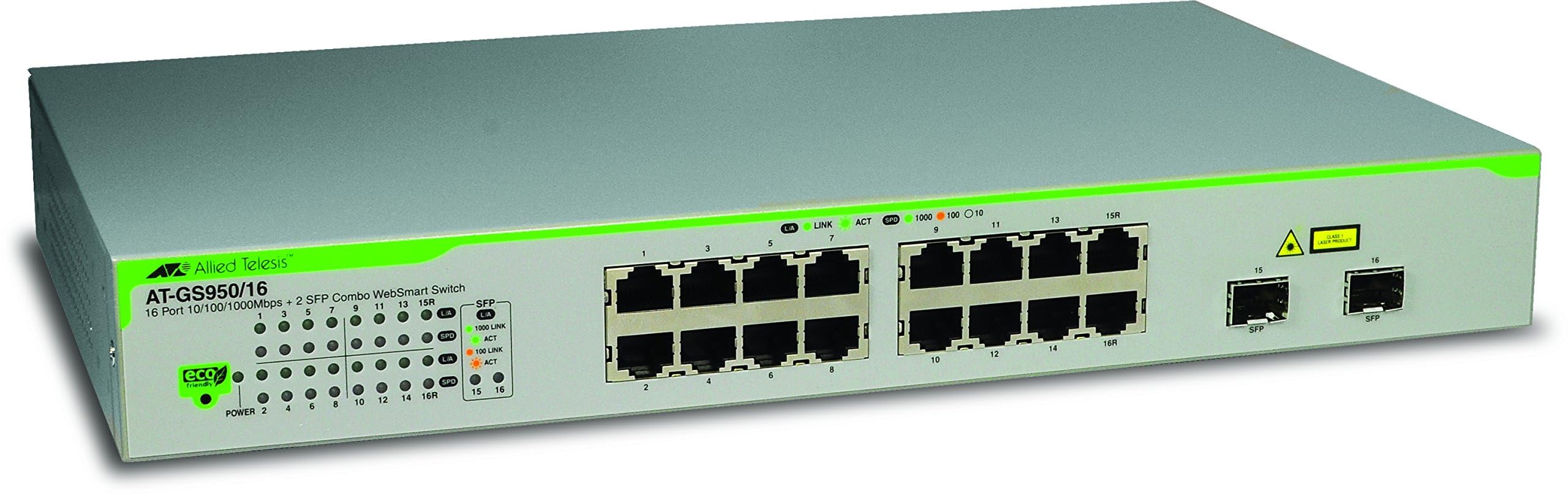 Allied Telesyn 16Port 10/100/1000Bt Plus (At Gs950/16 10)