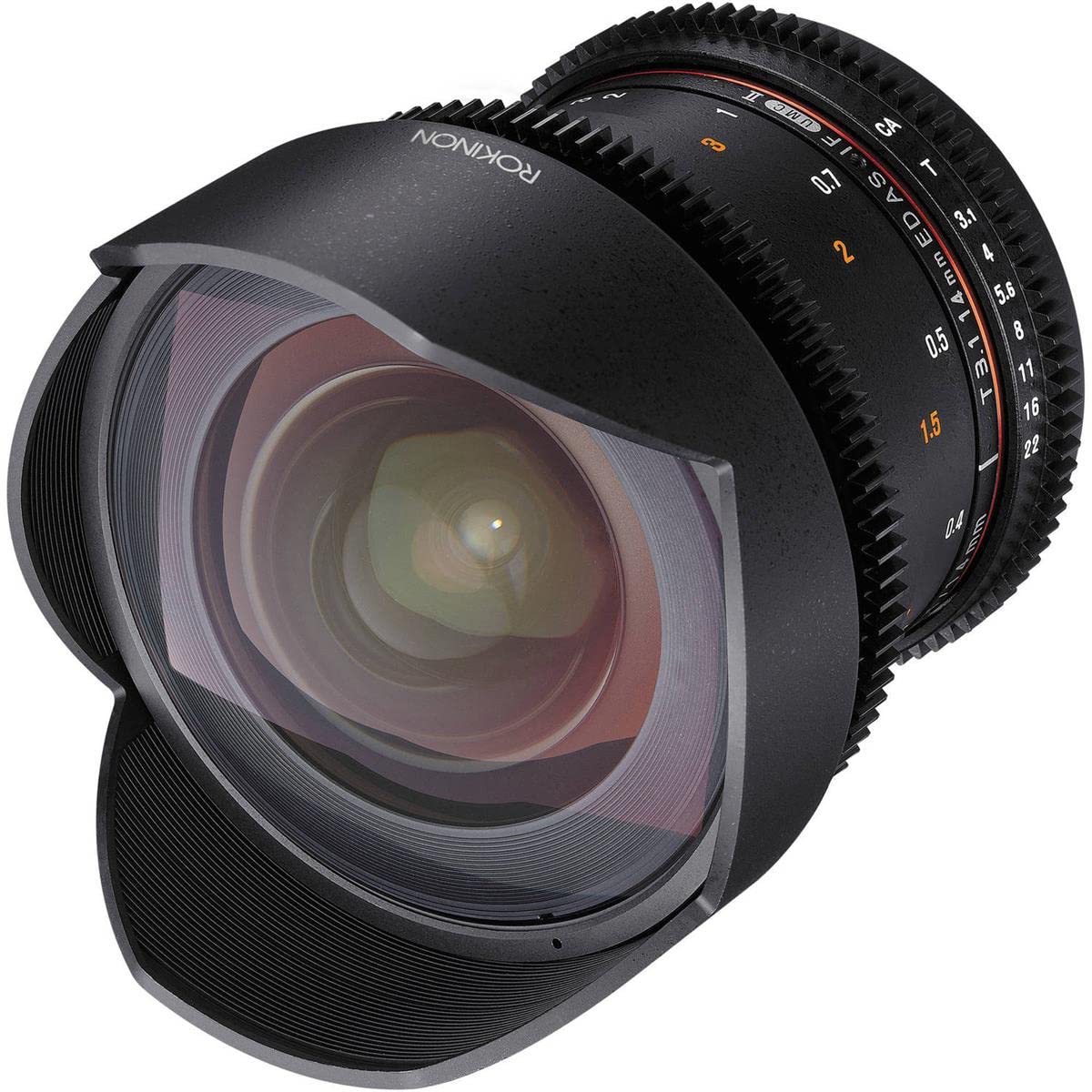 Rokinon Cine Ds Ds14M-C 14Mm T3.1 Ed As If Umc Full Frame Cine Wide Angle Lens For Canon Ef