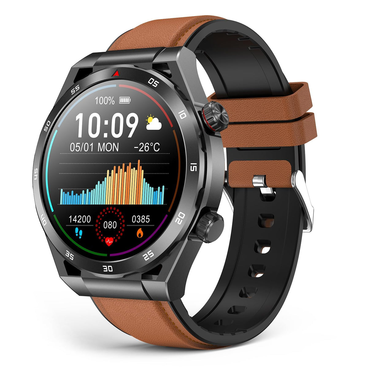 Smart Watch, Smart Watch With Bluetooth Call, Fitness Watch With/Hr/Sleep, 1.39 '' Smartwatch For Men Women, Ip67 Waterproof For