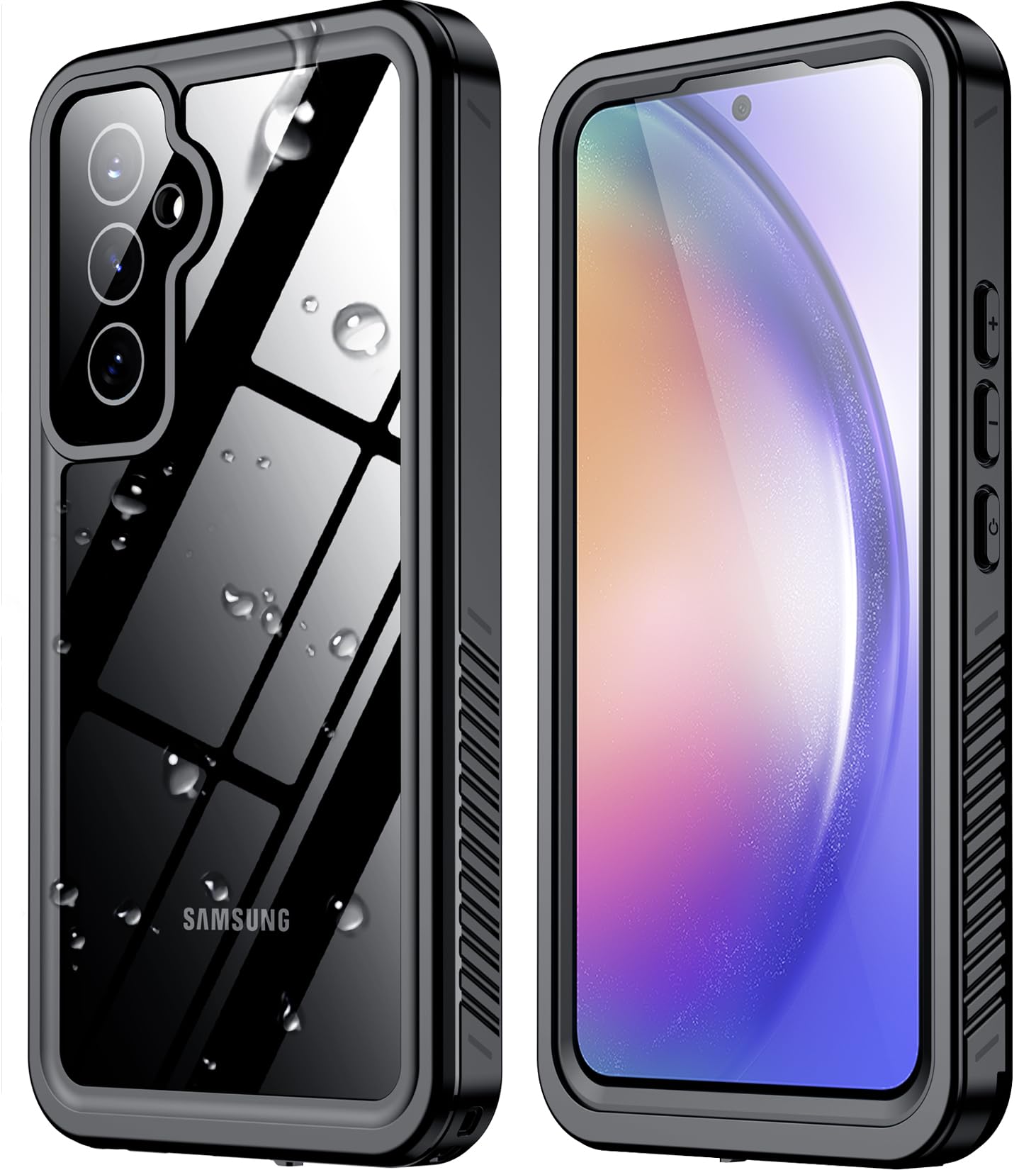 Spidercase For Samsung Galaxy A54 5G Case Waterproof, [12Ft Military Grade Drop Protection] [Ip68 Water Resistance] Full Body He