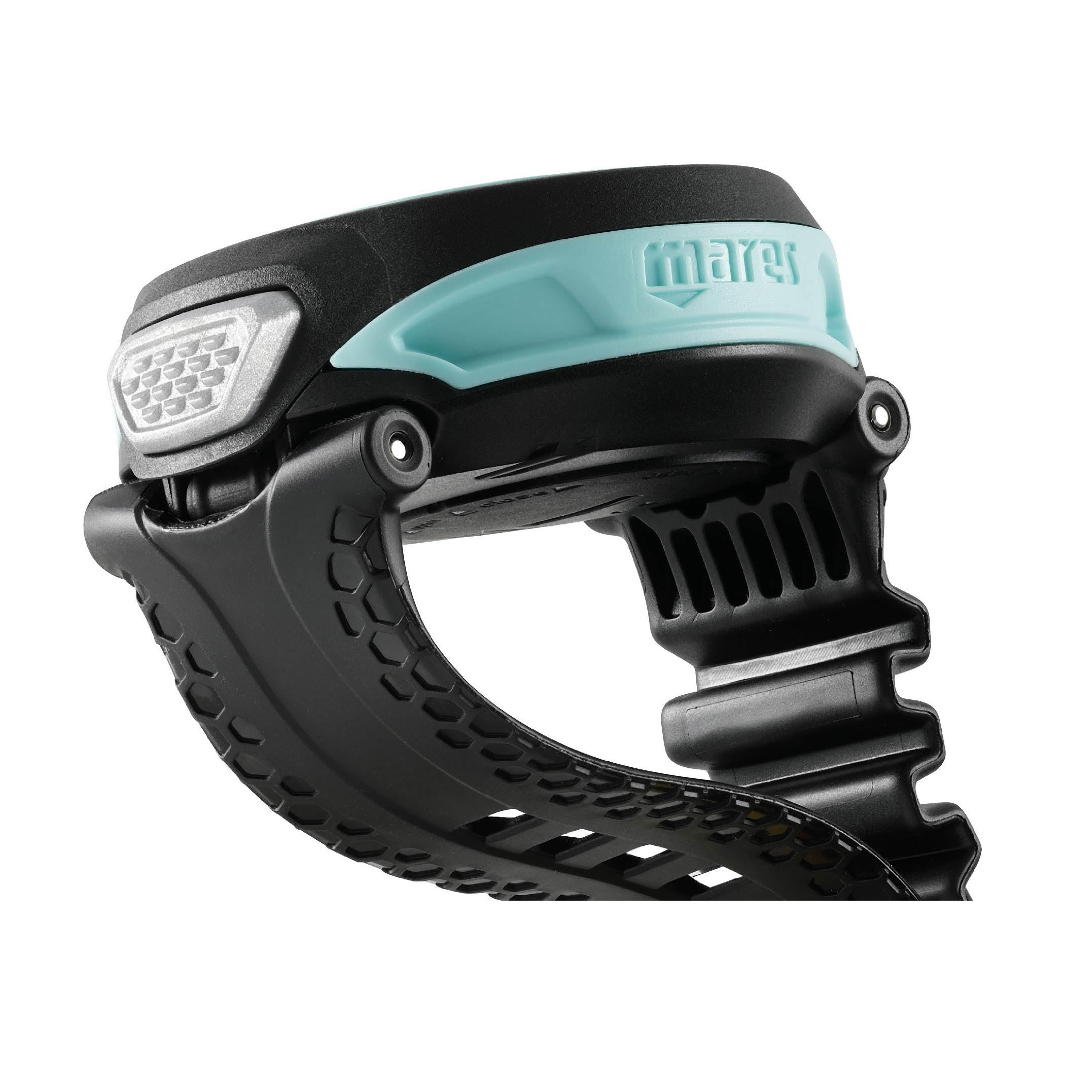 Mares Puck 4 Wrist Dive Computer | Entry-Level Watch-Style One Button Control Underwater Scuba Diving Computer, Black/Aqua
