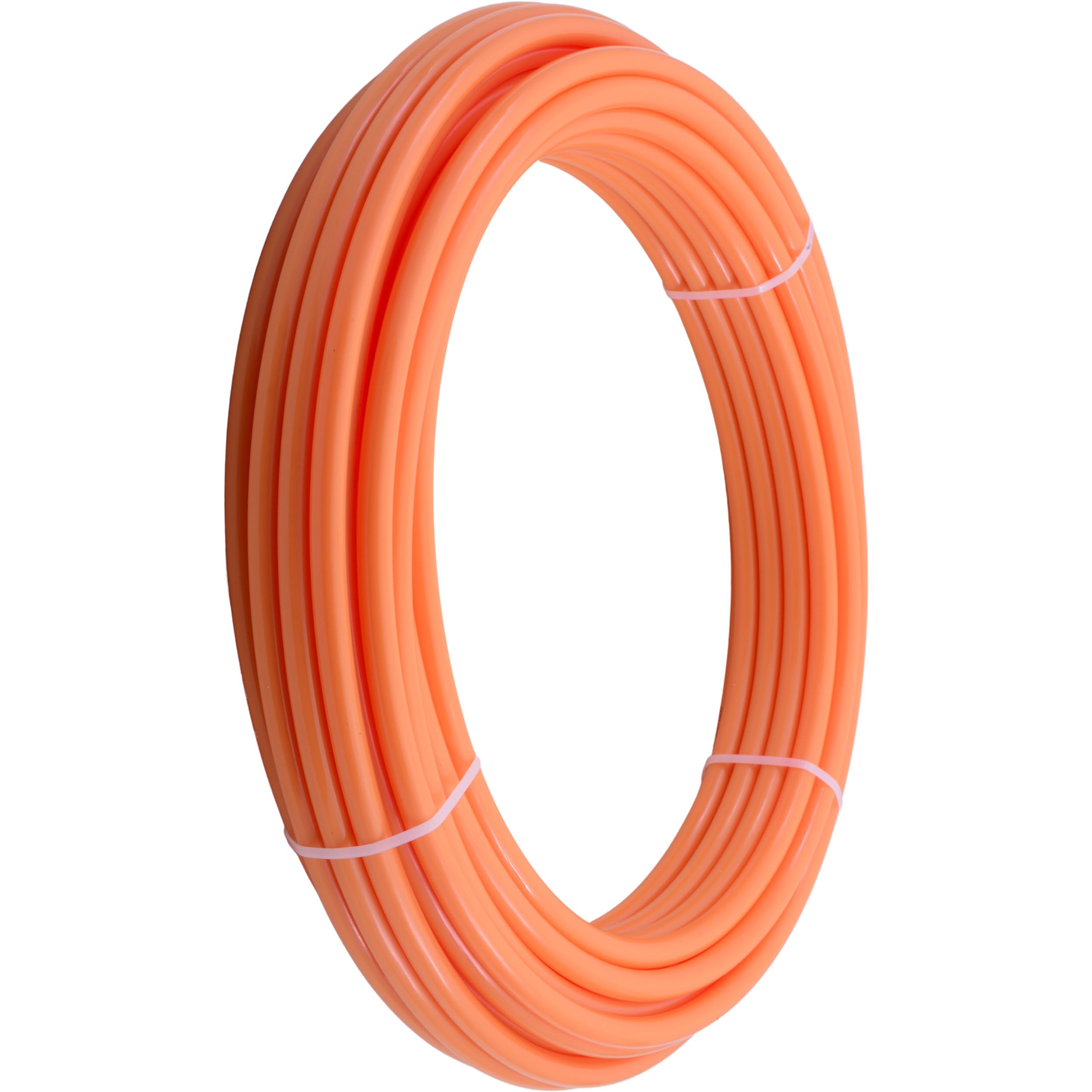 SharkBite 1/2 Inch x 100 Feet Orange PEX Pipe, Made in the USA, Oxygen Barrier Flexible Water Tubing for Radiant and Hydronic He