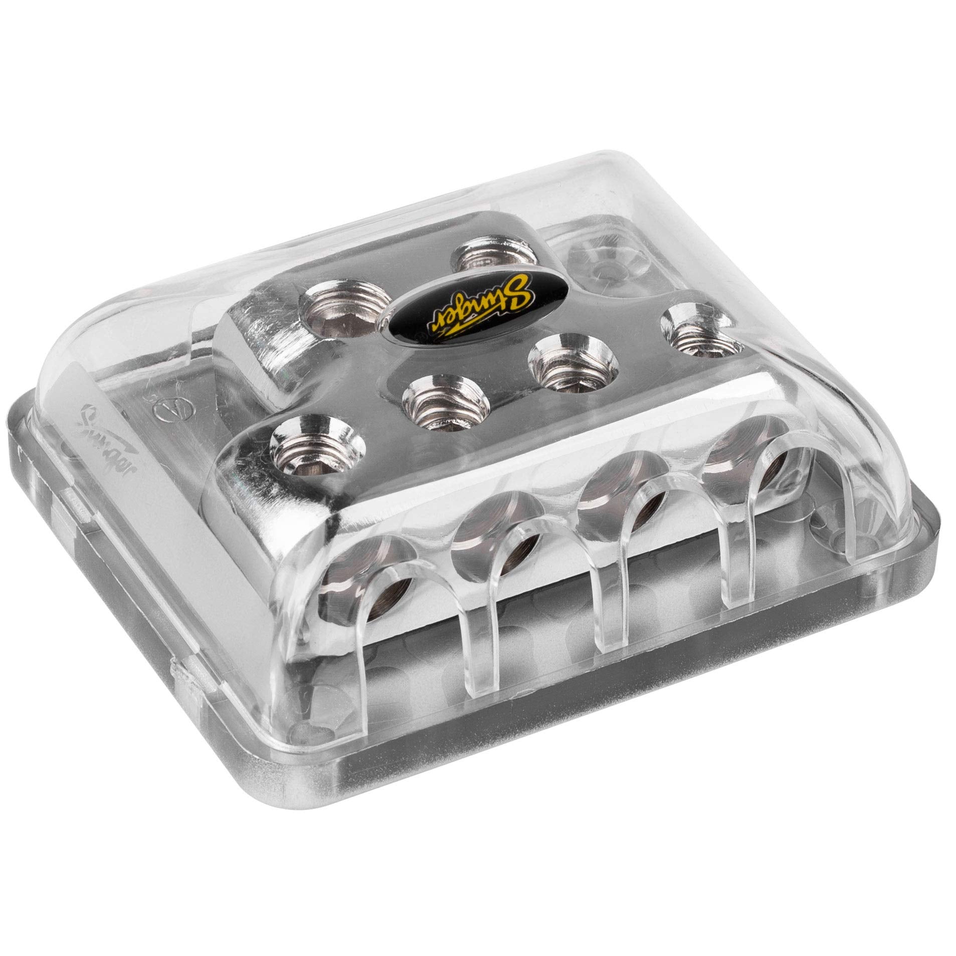 Stinger Spd514 Pro Series Power Or Ground Distribution Block With Shockrome Finish