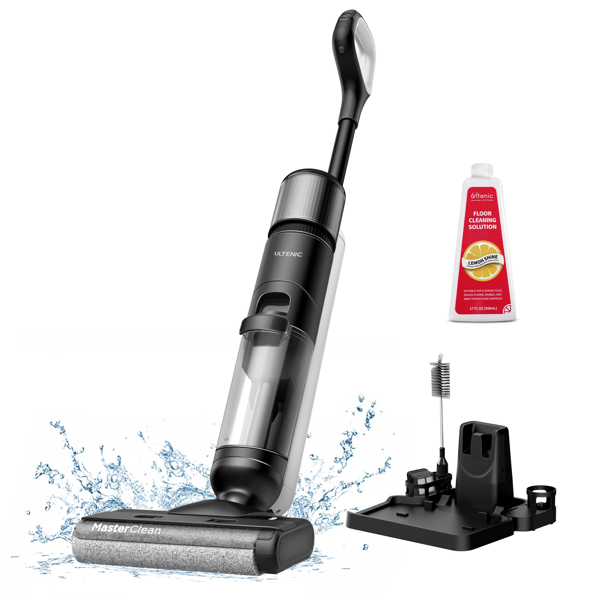 Ultenic Wet Dry Vacuum Cleaner,Cordless Vacuum Mop Combo With Self Cleaning,Smart Mess Detection,50Mins Runtime,3 In 1 Vacuum Mo