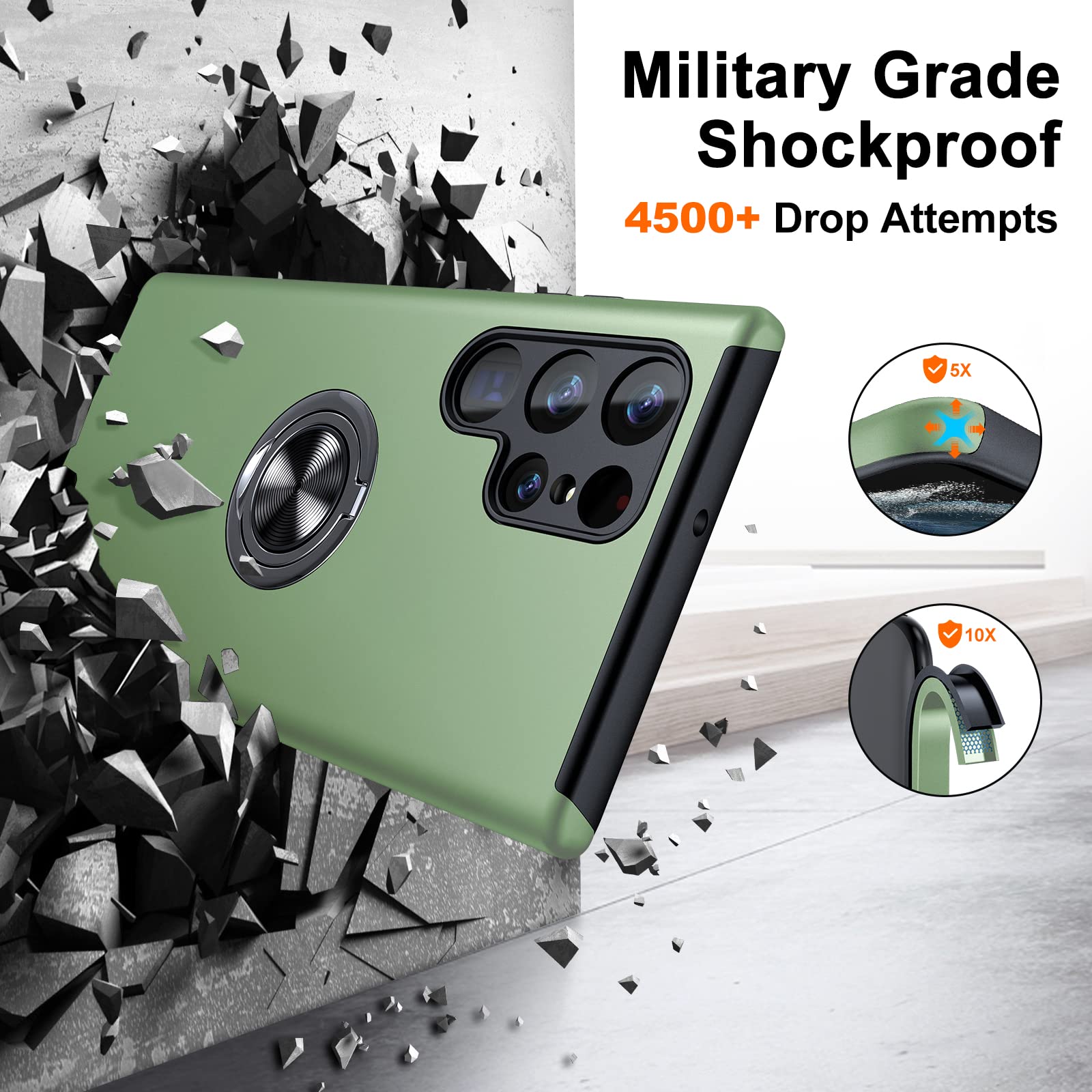 Jame For Samsung Galaxy S22 Ultra Case?[Not For S22 Or S22 Plus], Slim Soft Bumper Protective Case For Samsung S22 Ultra, With I