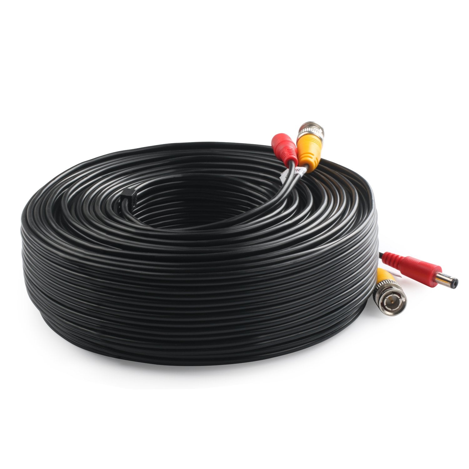 Postta Bnc Video Power Cable (4 Pack 100 Feet) Video Security Camera Cable Wire With Eight Connectors For Cctv Dvr Surveillance