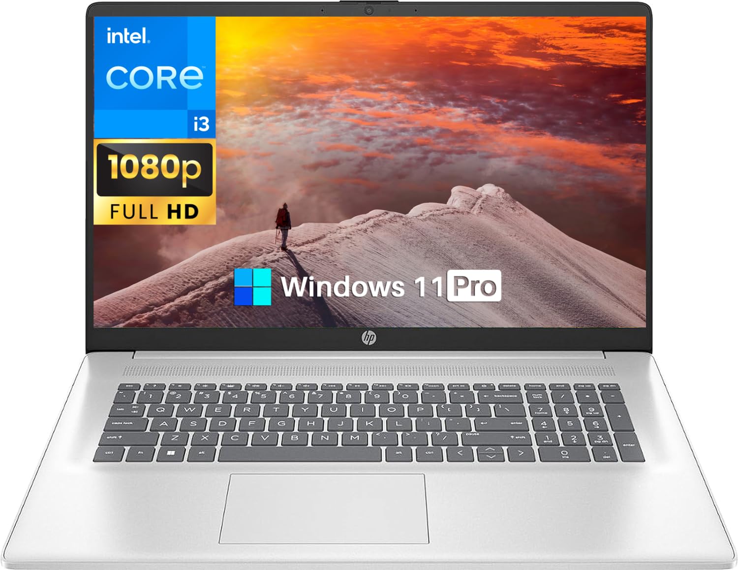 Hp 17 Business Laptop, 17.3    Fhd Display, Intel 12Th Core I3 1215U Processor, 16 Gb Ram, 1 Tb Ssd, Intel Uhd Graphics, Webcam,