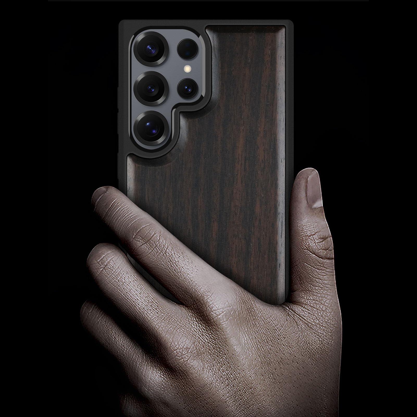 Carveit Magnetic Wooden Case For Samsung Galaxy S25 Ultra Case 2025, Tpu Shockproof Cover & Wood Artisan Engraved, Compatible Wi