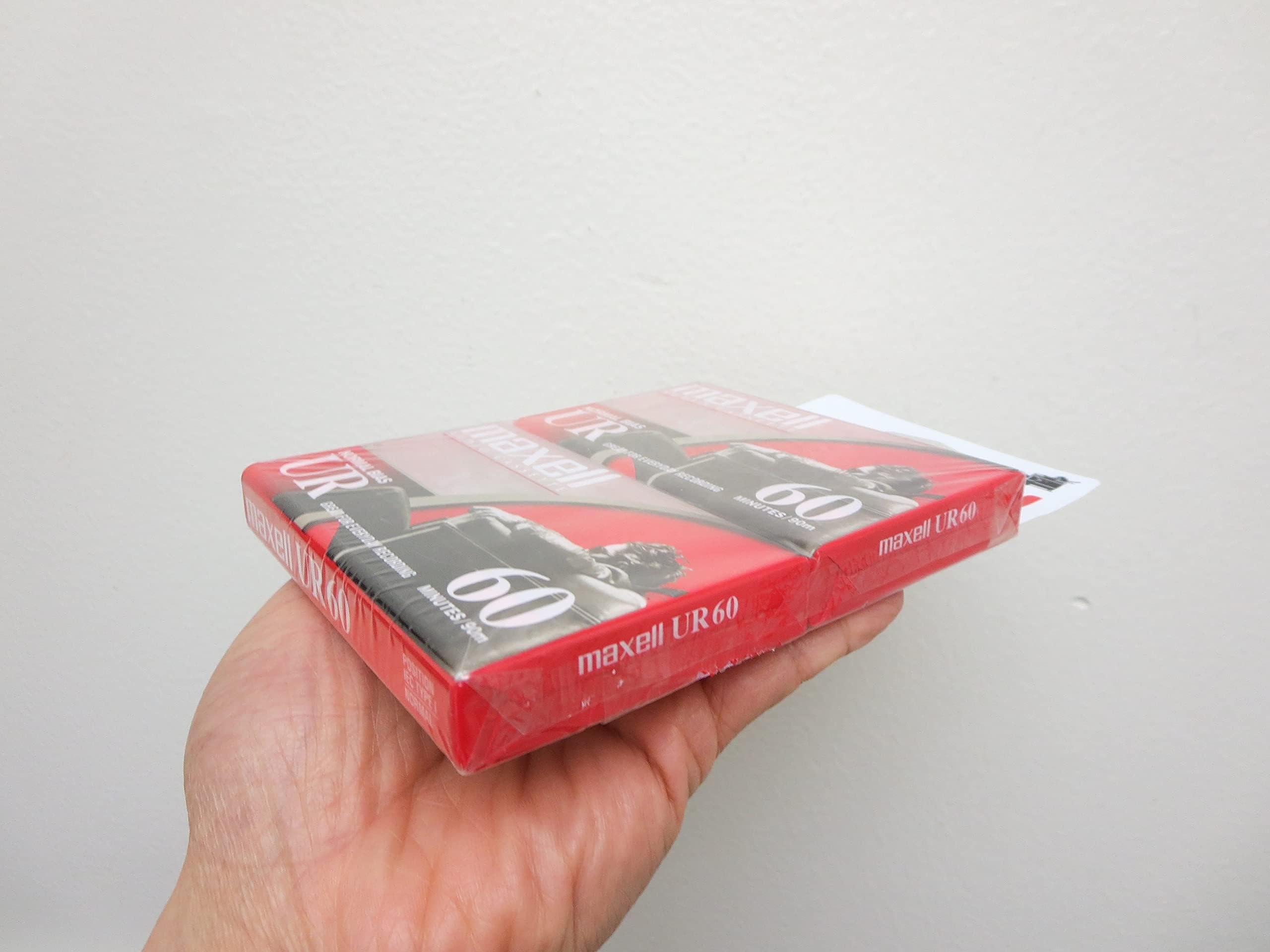 Maxell 109024 60 Minute Storage Capacity Normal Bias Type Flat Packs 2 Pack Cassettes