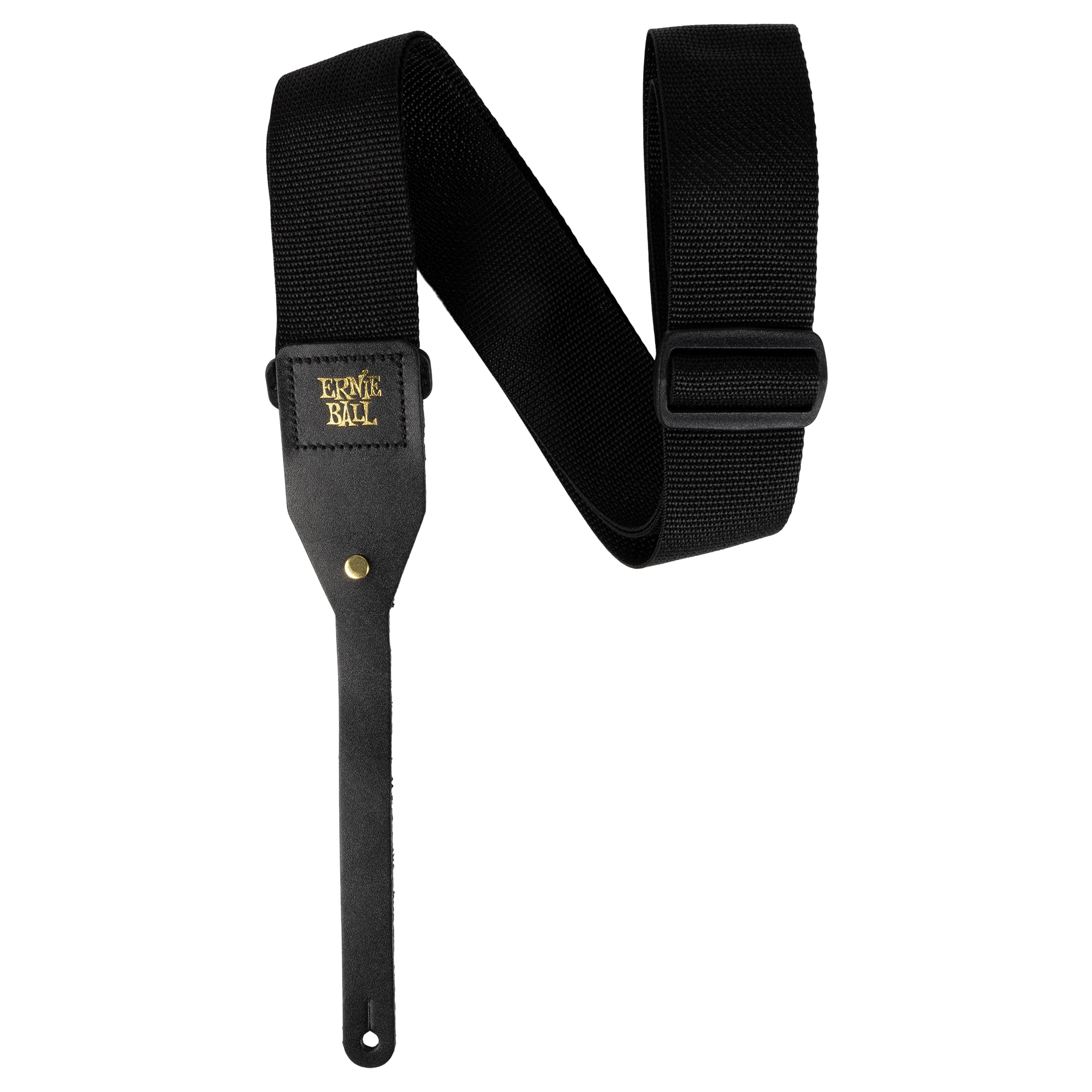 Ernie Ball Polypro Acoustic Guitar Strap   Black (P05365)