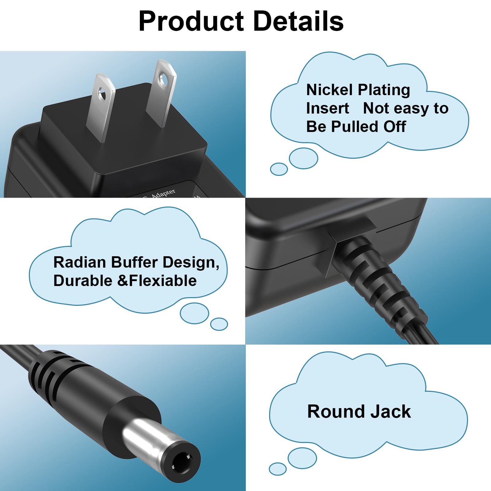 Vifocufy Charger Power Cord For Philips Norelco Multigroom Trimmer Mg3760 Mg3750 8V Ac Adapter Charger For Mg3750/10 Mg3760/50 H